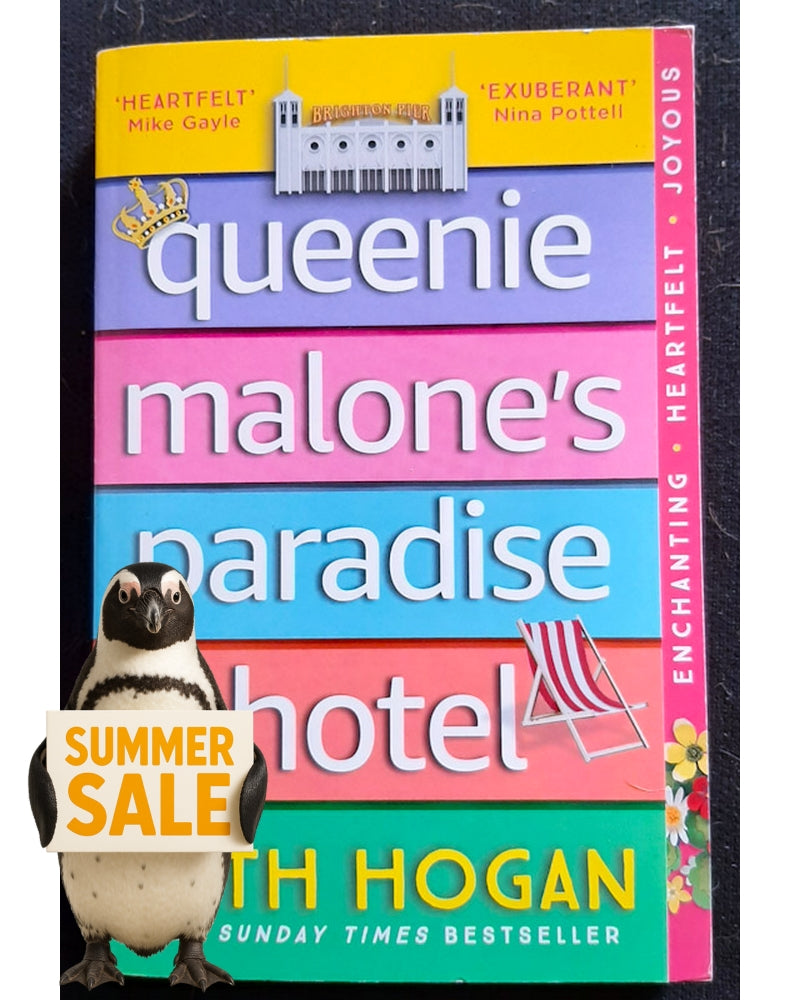 Front Cover Of Queenie Malone's Paradise Hotel (Ruth Hogan)