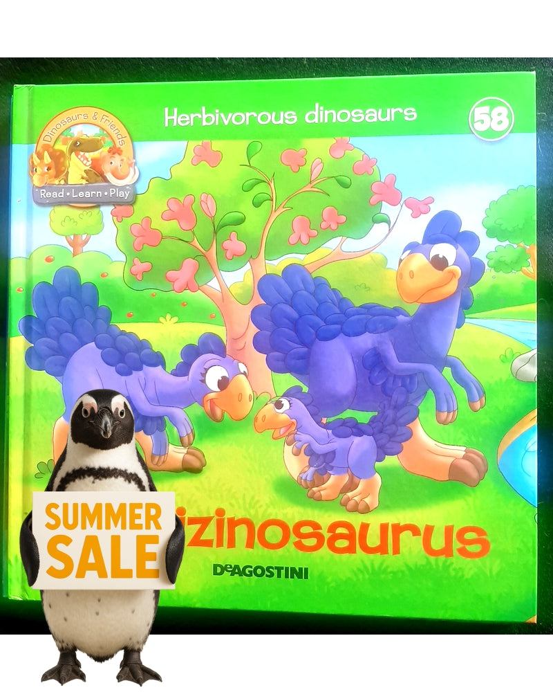 Front Cover Of Herbivorous Dinosaurs: Therizinosaurus (DeAgostini)