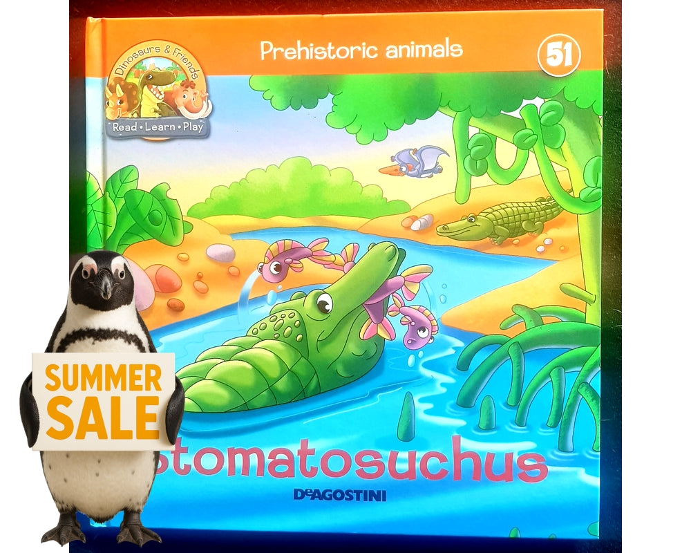 Front Cover Of Prehistoric Animals: Stomatosuchus (DeAgostini)