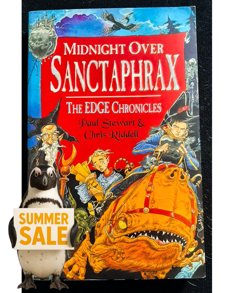 Front Cover Of Midnight Over Sanctaphrax (The Edge Chronicles, #6) (Paul Stewart)