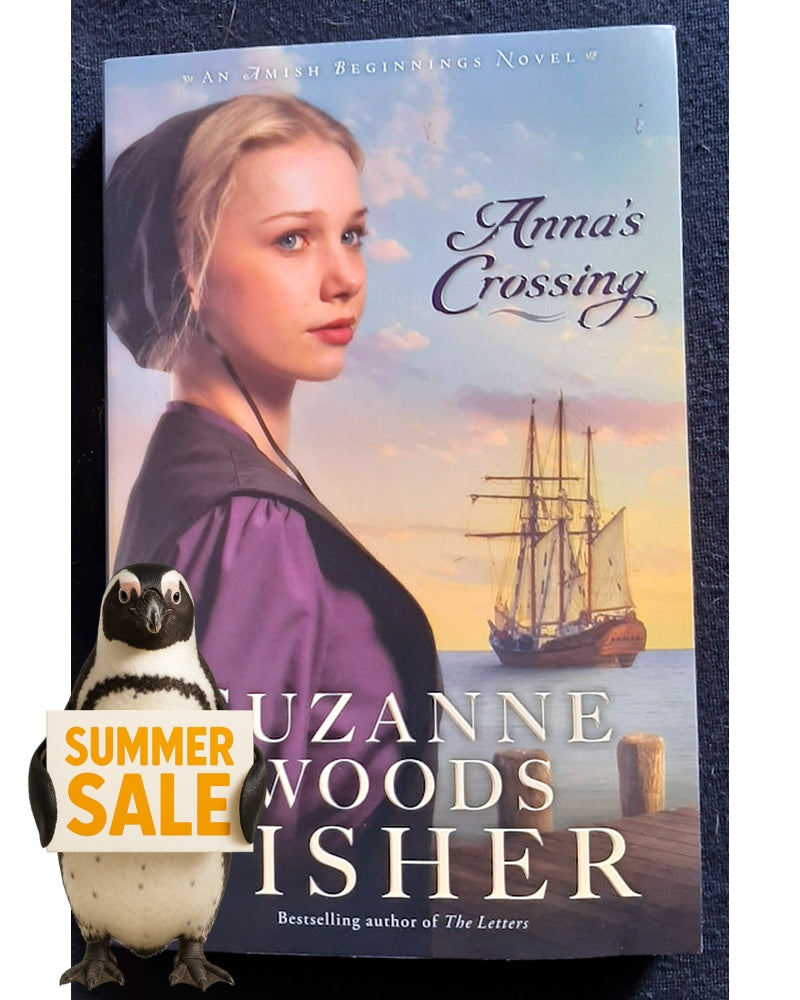 Front Cover Of Anna's Crossing (Amish Beginnings #1) (Suzanne Woods Fisher)