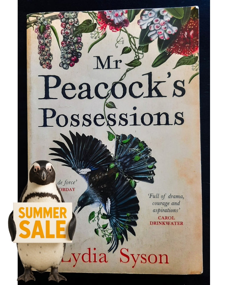 Front Cover Of Mr Peacock's Possessions (Lydia Syson)