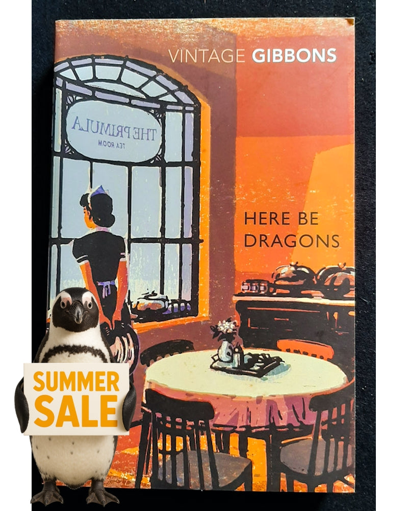 Front Cover Of Here Be Dragons (Stella Gibbons)