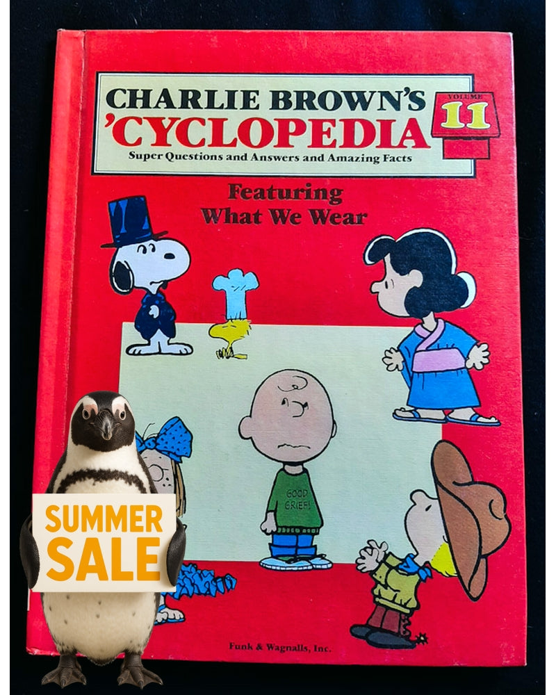 Front Cover Of Charlie Brown's Encyclopedia Featuring What We Wear (Extra Large Hardcover)