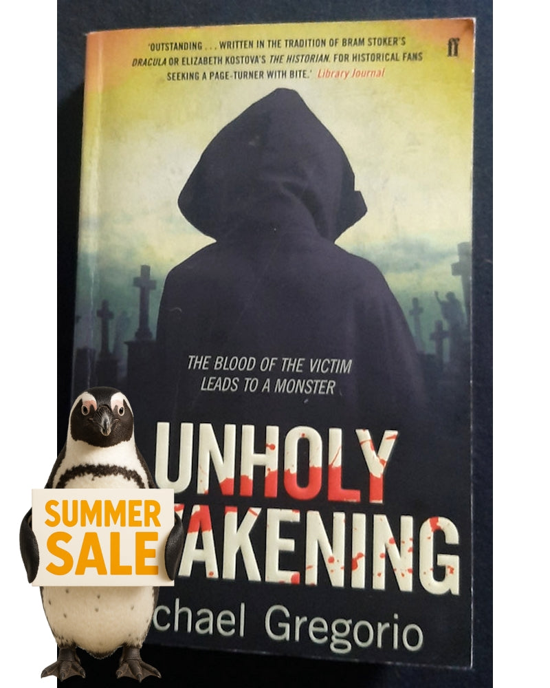 Front Cover Of Unholy Awakening (Hanno Stiffeniis #4) (Michael Gregorio)