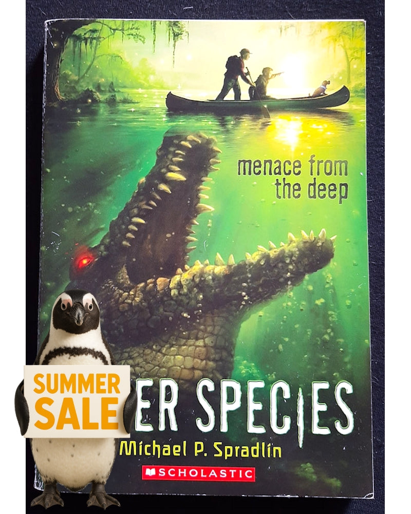 Front Cover Of Menace from the Deep (Killer Species #1) (Michael P. Spradlin)