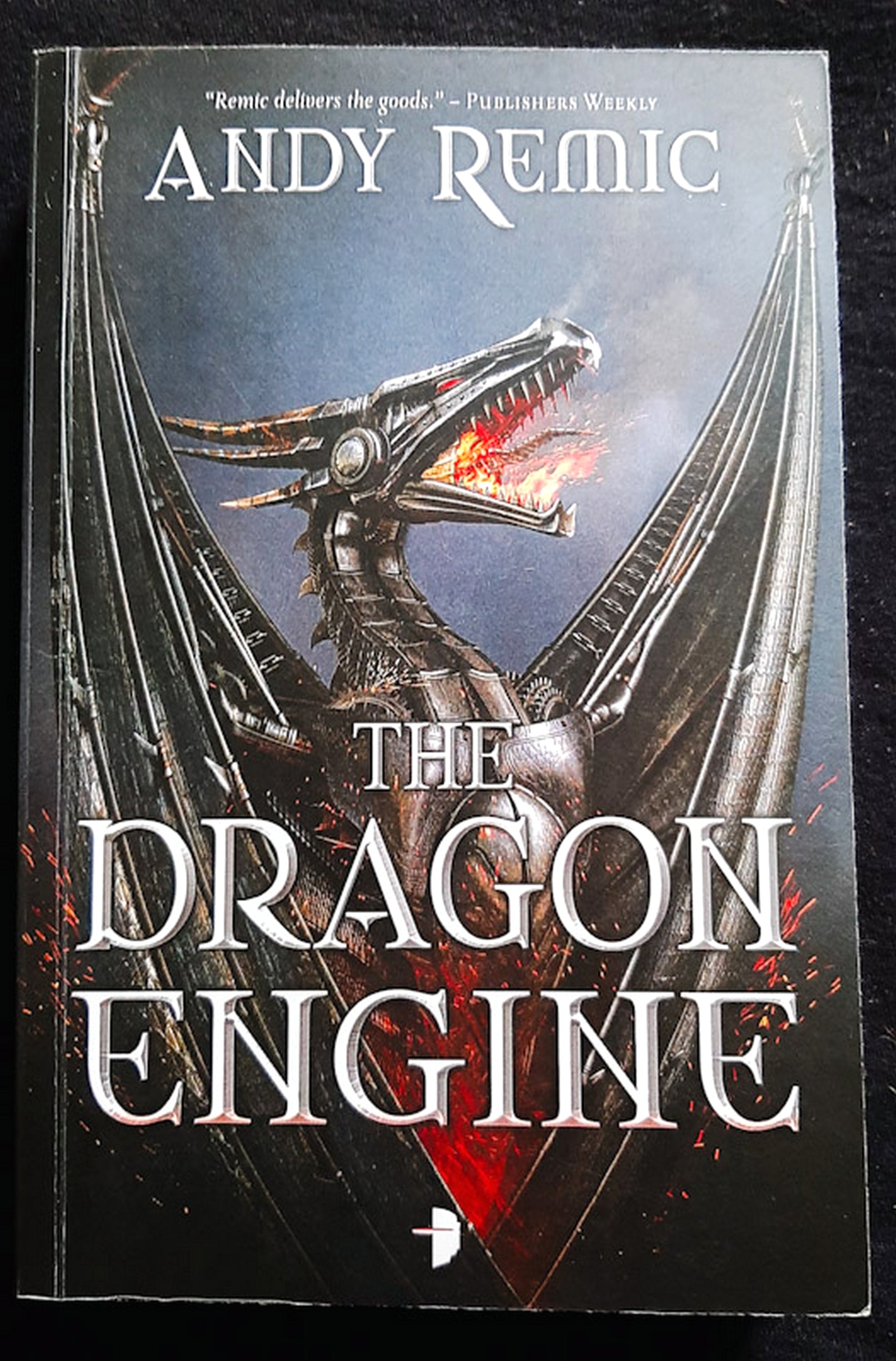 Front Cover Of The Dragon Engine (The Blood Dragon Empire #1) (Andy Remic)