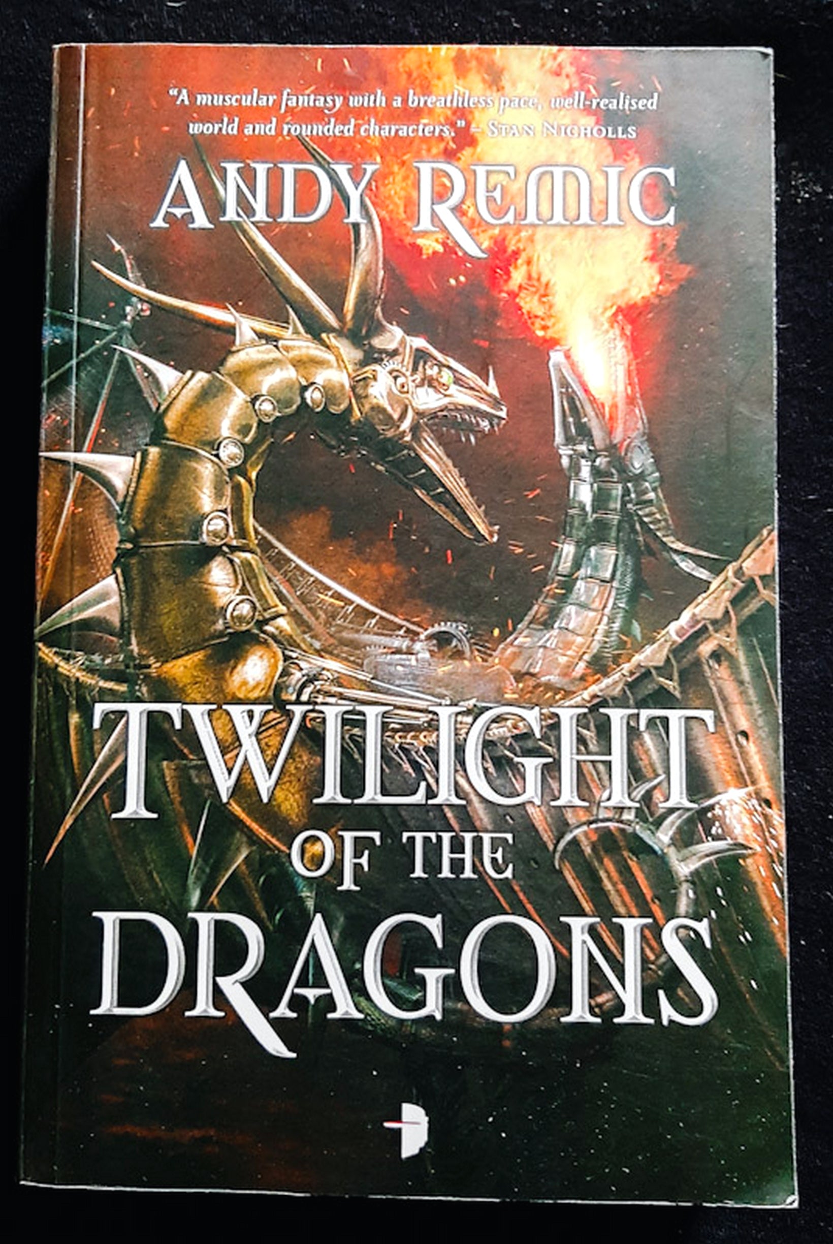 Front Cover Of Twilight of the Dragons (The Blood Dragon Empire #2) (Andy Remic)