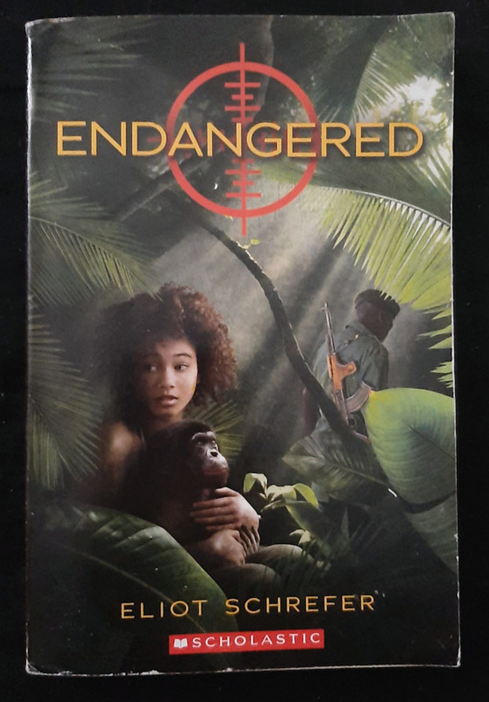 Front Cover Of Endangered (Ape Quartet #1) (Eliot Schrefer)