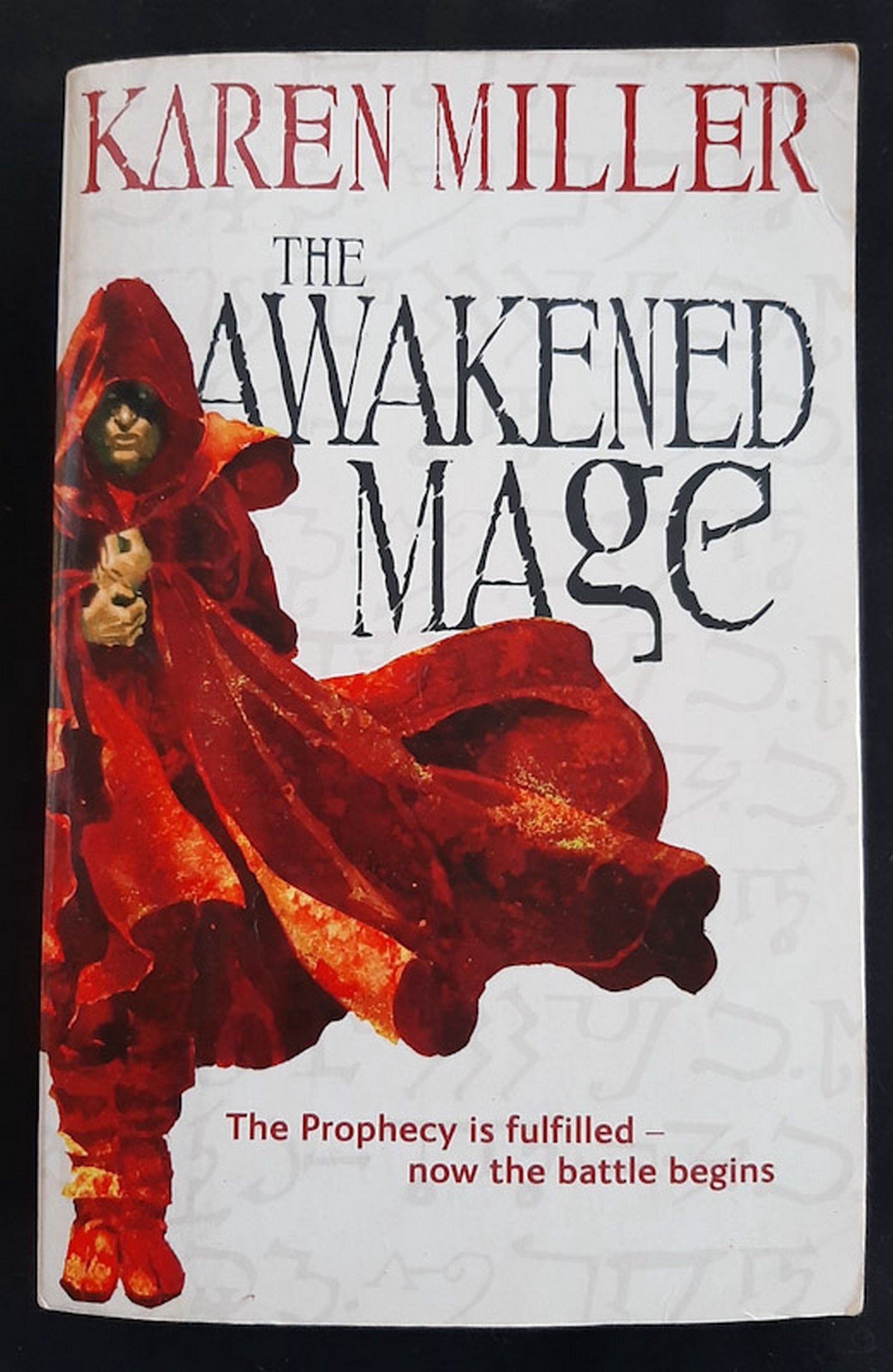 Front Cover Of The Awakened Mage (Kingmaker, Kingbreaker #2) (KAREN MILLER)