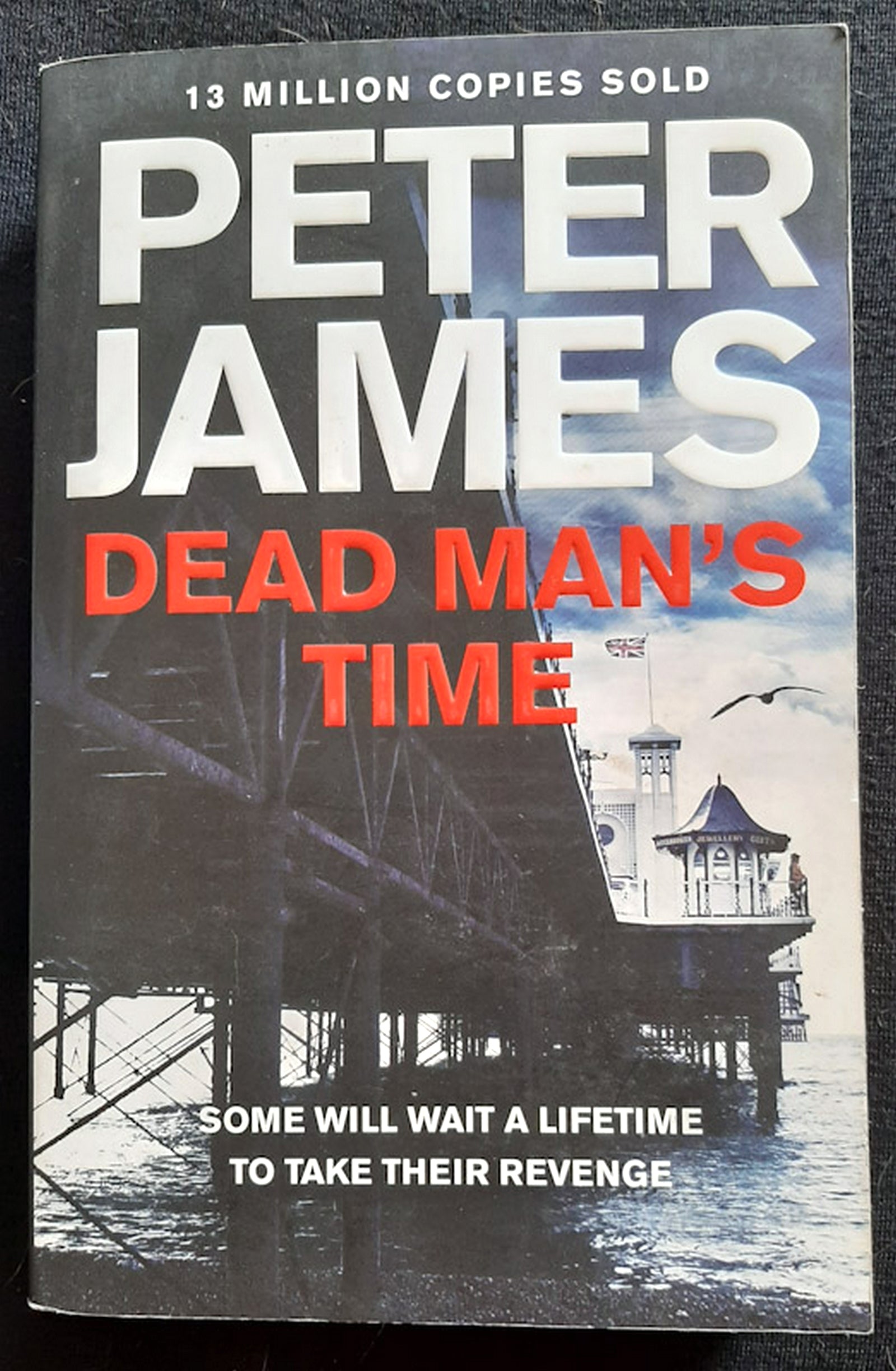 Front Cover Of Dead Man's Time (Roy Grace #9) (Peter James)