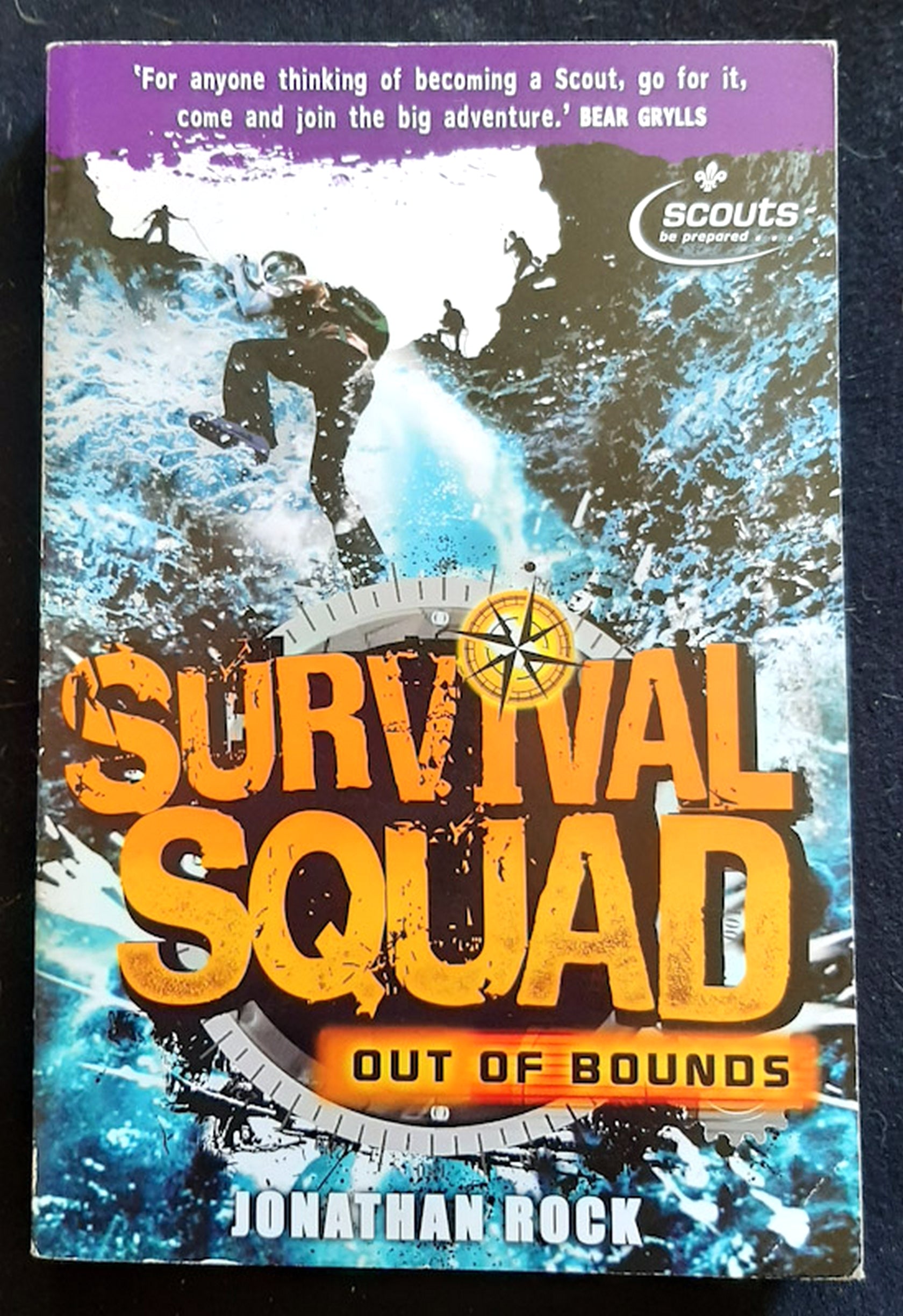Front Cover Of Survival Squad: Out of Bounds (Survival Squad #1) (Jonathan Rock)