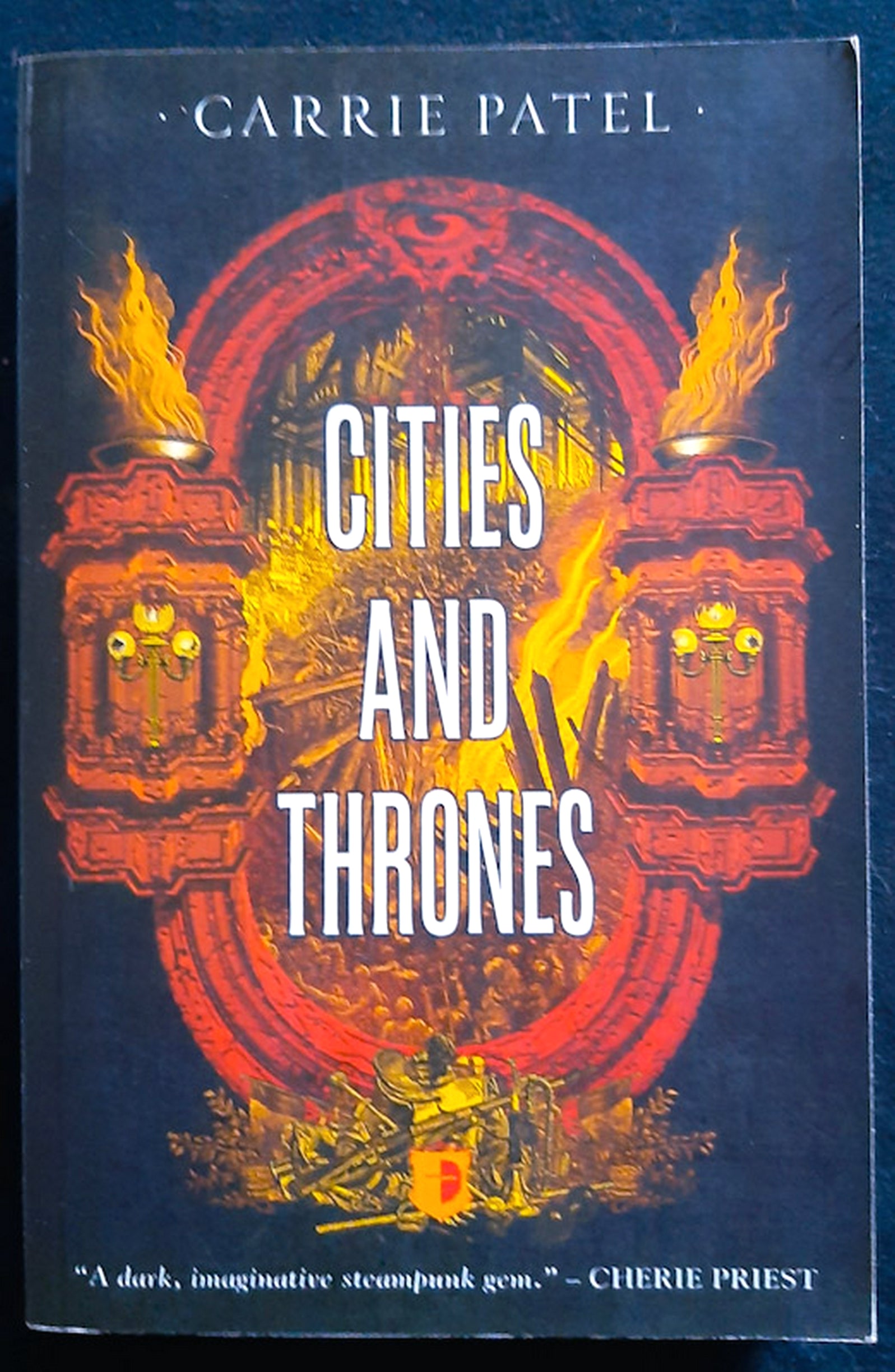 Front Cover Of Cities and Thrones (Recoletta #2) (Carrie Patel)