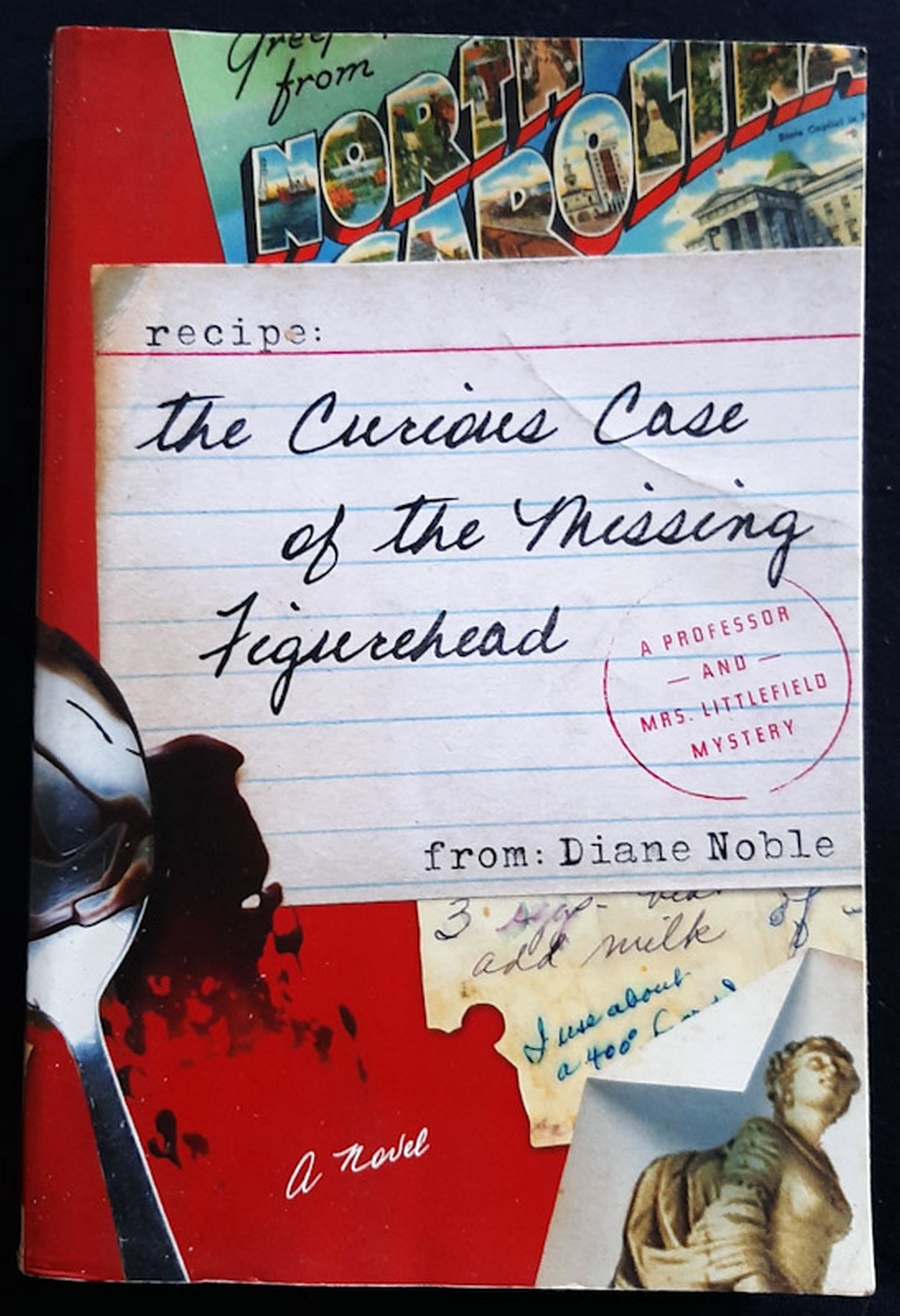 Front Cover Of The Curious Case of the Missing Figurehead (Professor and Mrs. Littlefield Mystery #1) (Diane Noble)