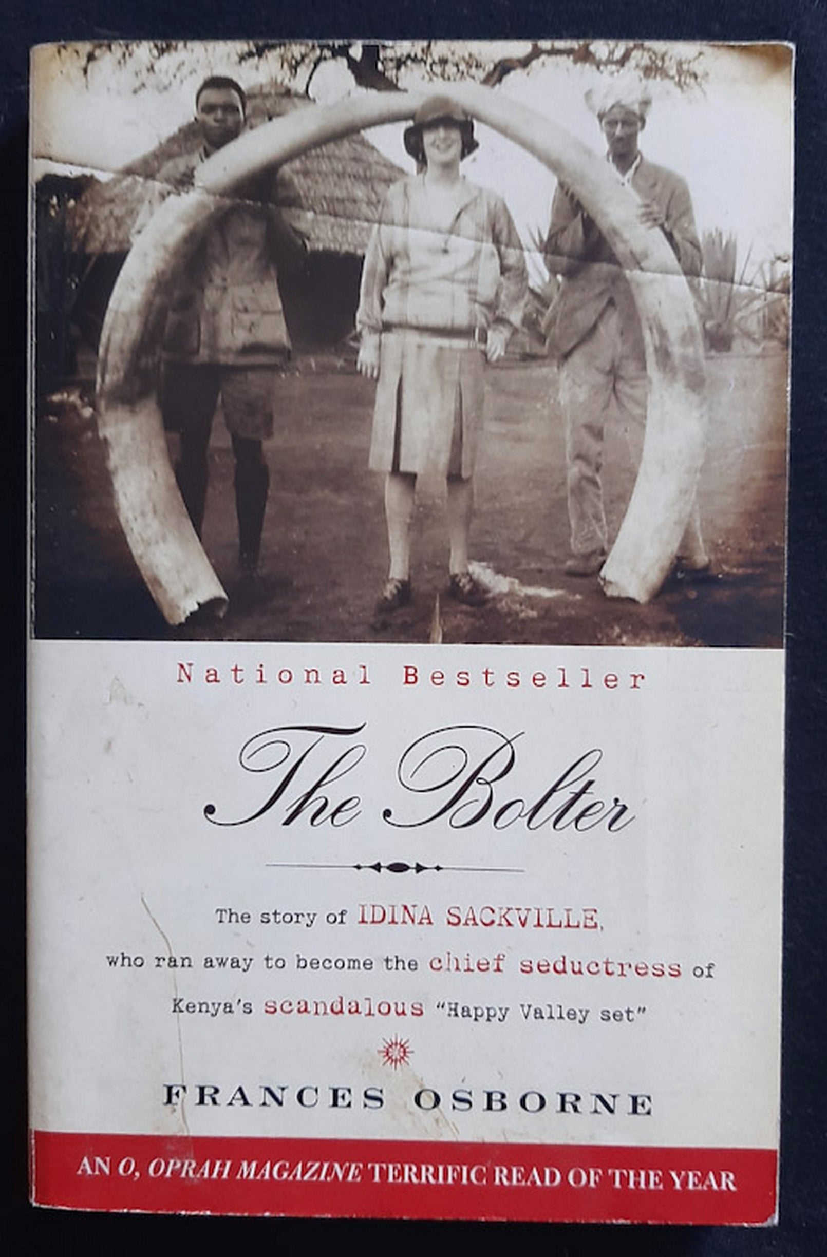 Front Cover Of The Bolter: Edwardian Heartbreak and High Society Scandal in Kenya (Frances Osborne)