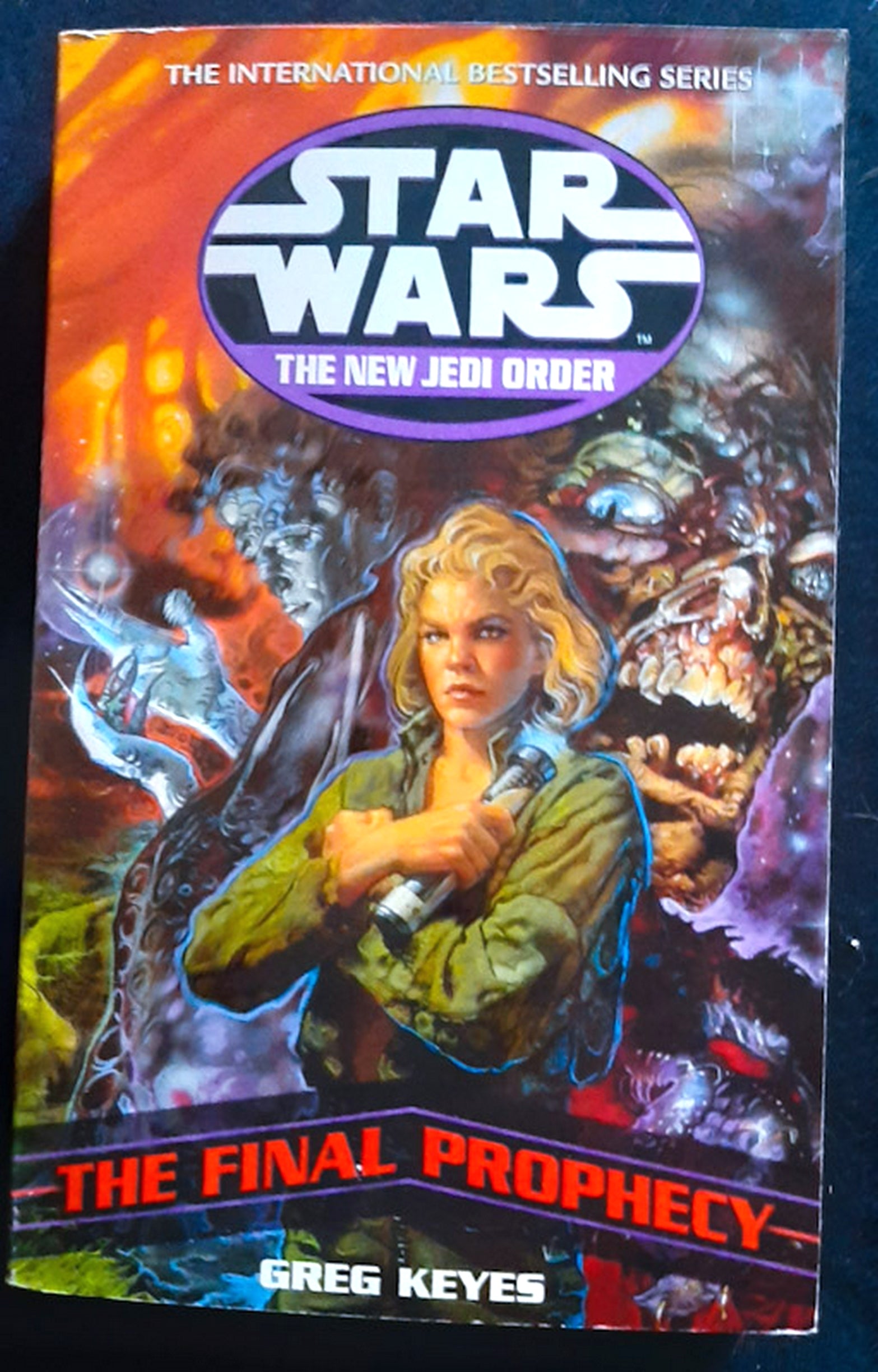 Front Cover Of The Final Prophecy (Star Wars: The New Jedi Order #18) (Greg Keyes)