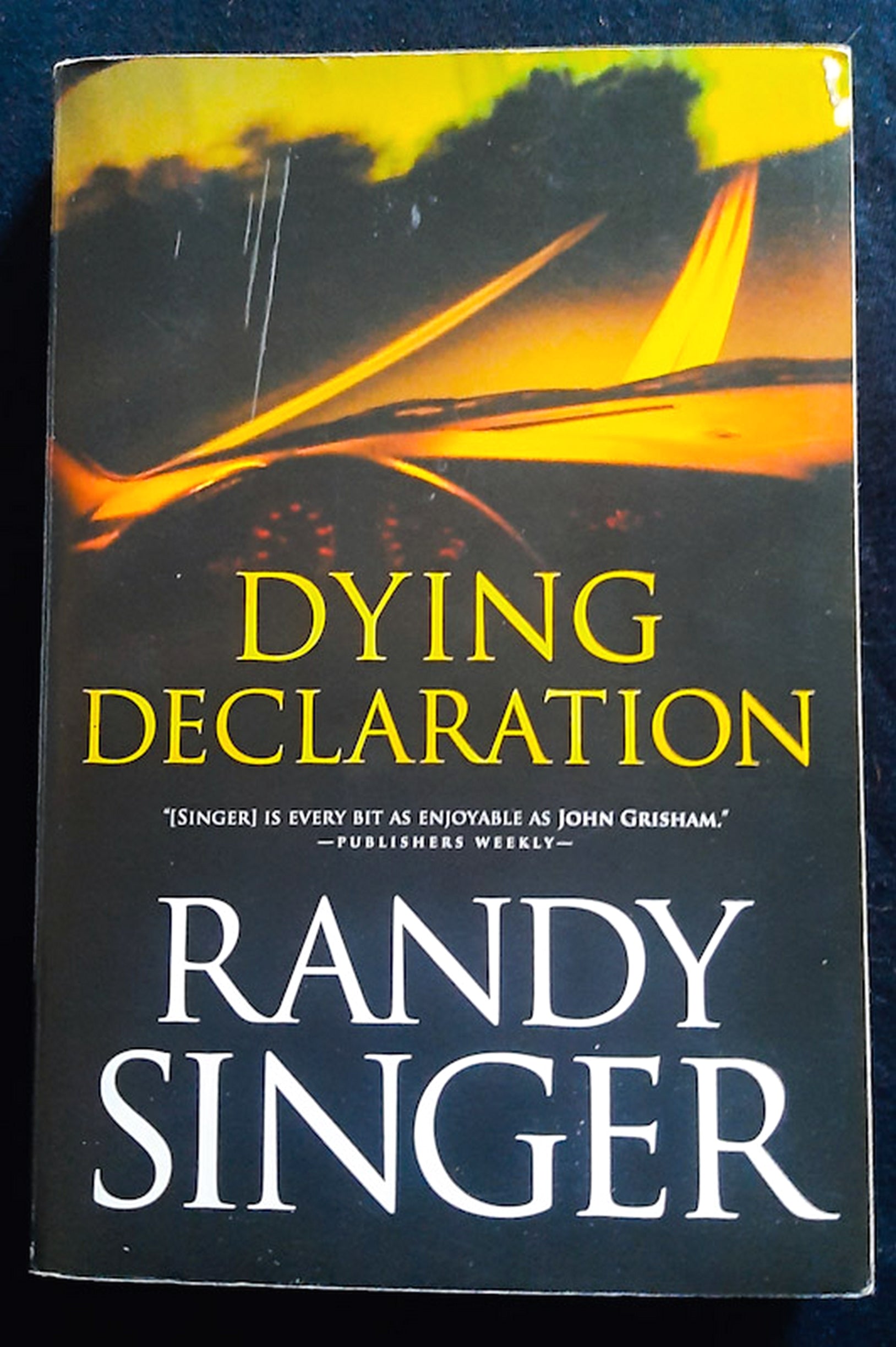 Front Cover Of Dying Declaration (Randy Singer)