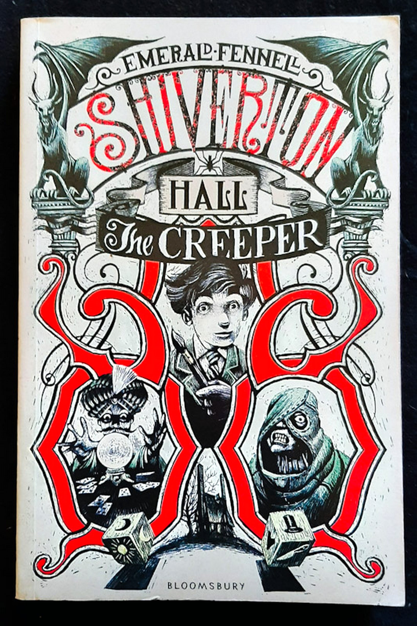 Front Cover Of The Creeper (Shiverton Hall #2) (Emerald Fennell)