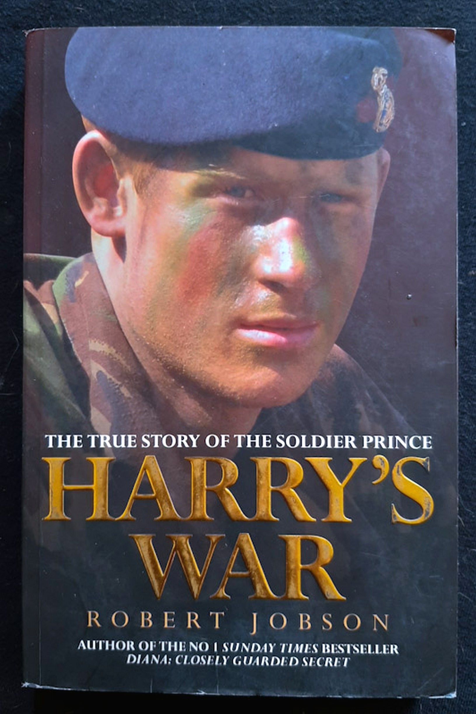 Front Cover Of Harry's War: The True Story of the Soldier Prince (Robert Jobson)