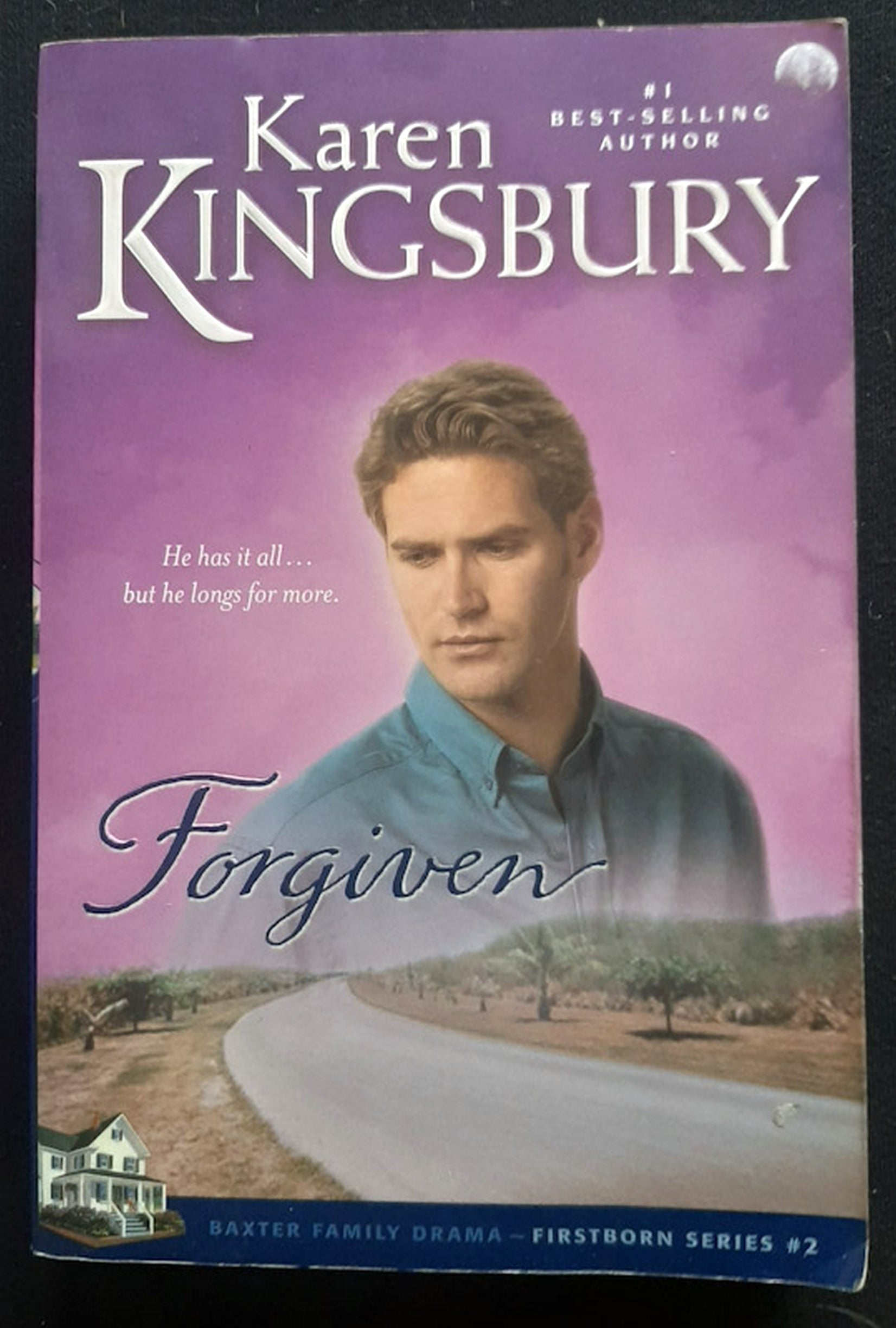 Front Cover Of Forgiven (Firstborn #2) (Karen Kingsbury)