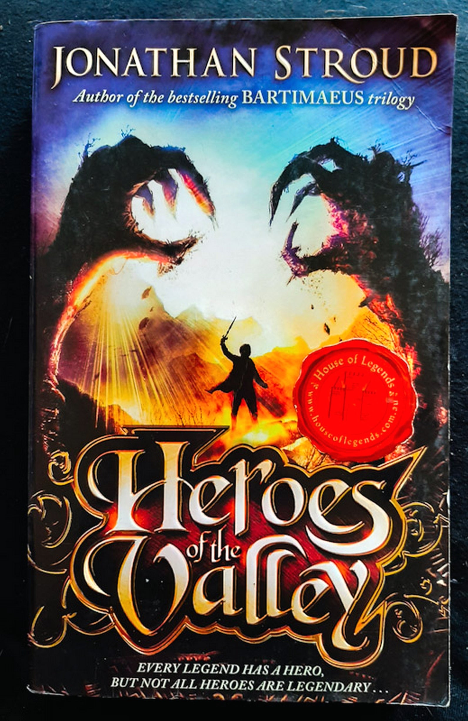Front Cover Of Heroes of the Valley (Jonathan Stroud)