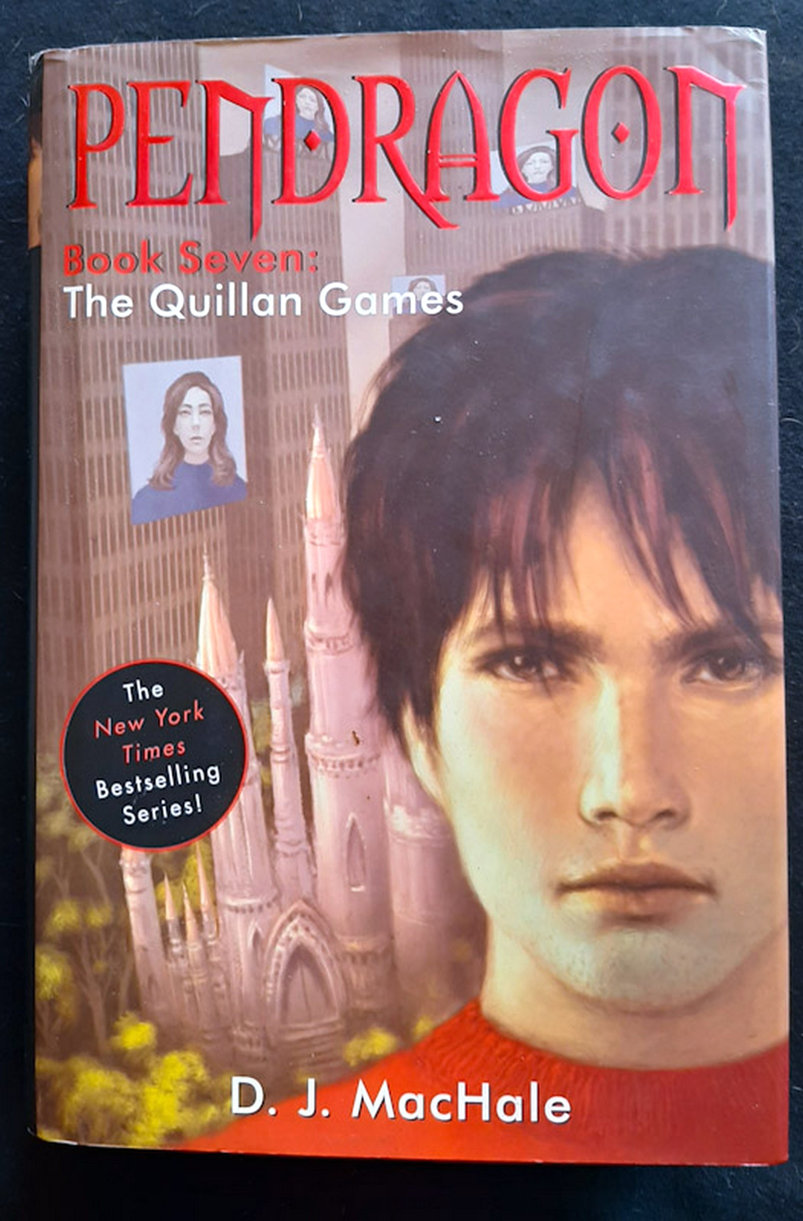 Front Cover Of The Quillan Games (Pendragon #7) (D.J. Machale)