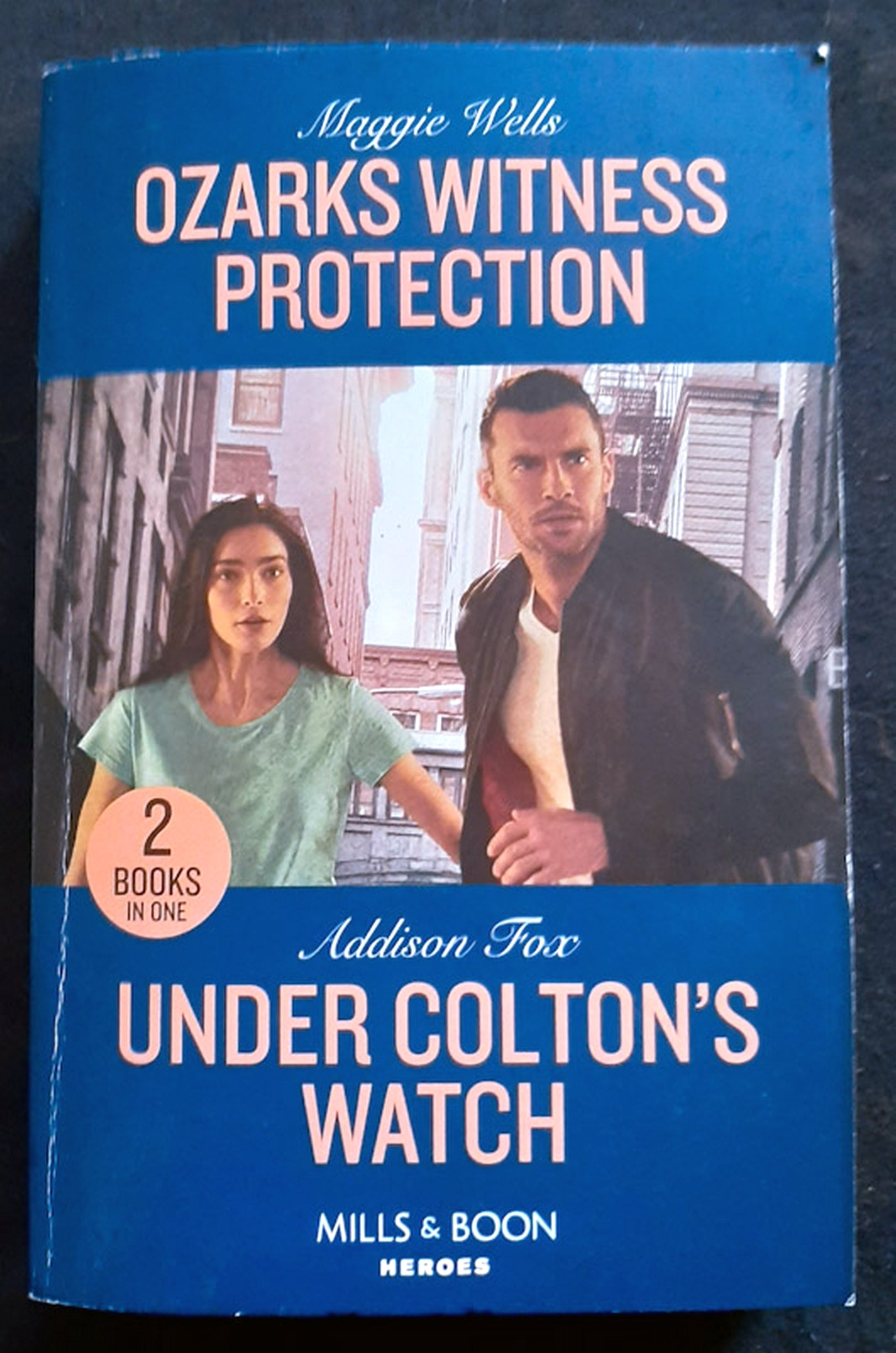Front Cover Of Ozarks Witness Protection (Arkansas Special Agents #3) / Under Colton's Watch (Maggie Wells, Addison Fox)
