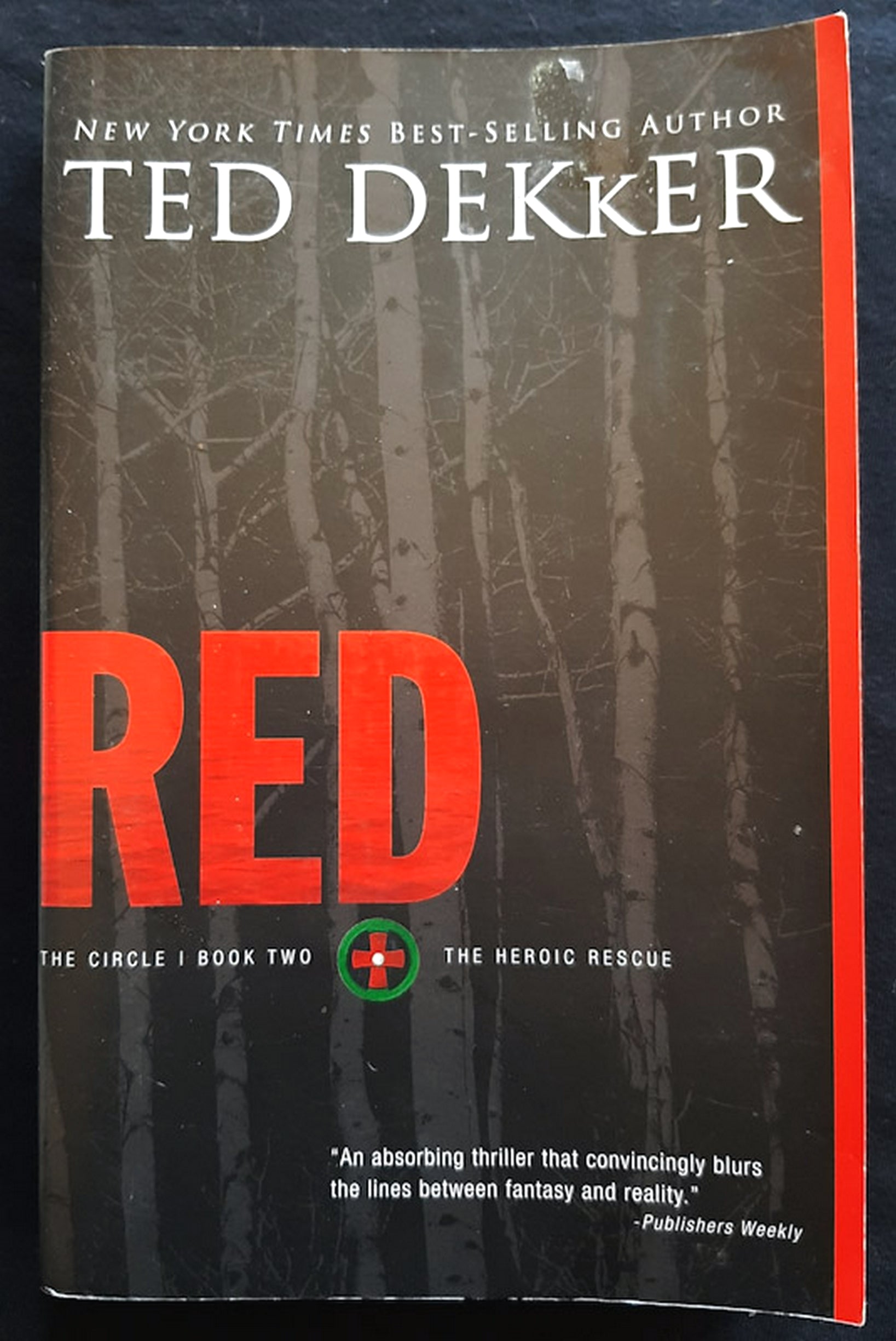 Front Cover Of Red (The Circle #2) (Ted Dekker)