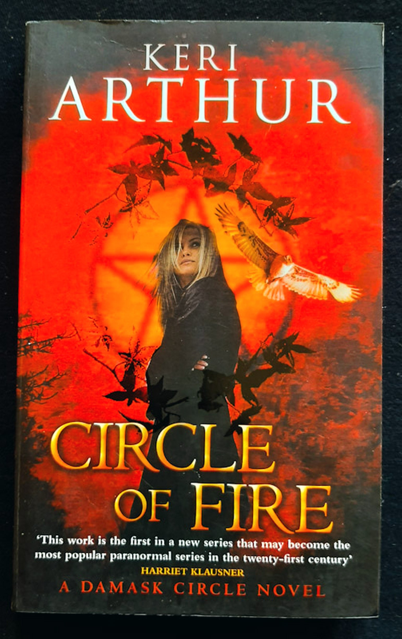 Front Cover Of Circle of Fire (Damask Circle #1) (Keri Arthur)