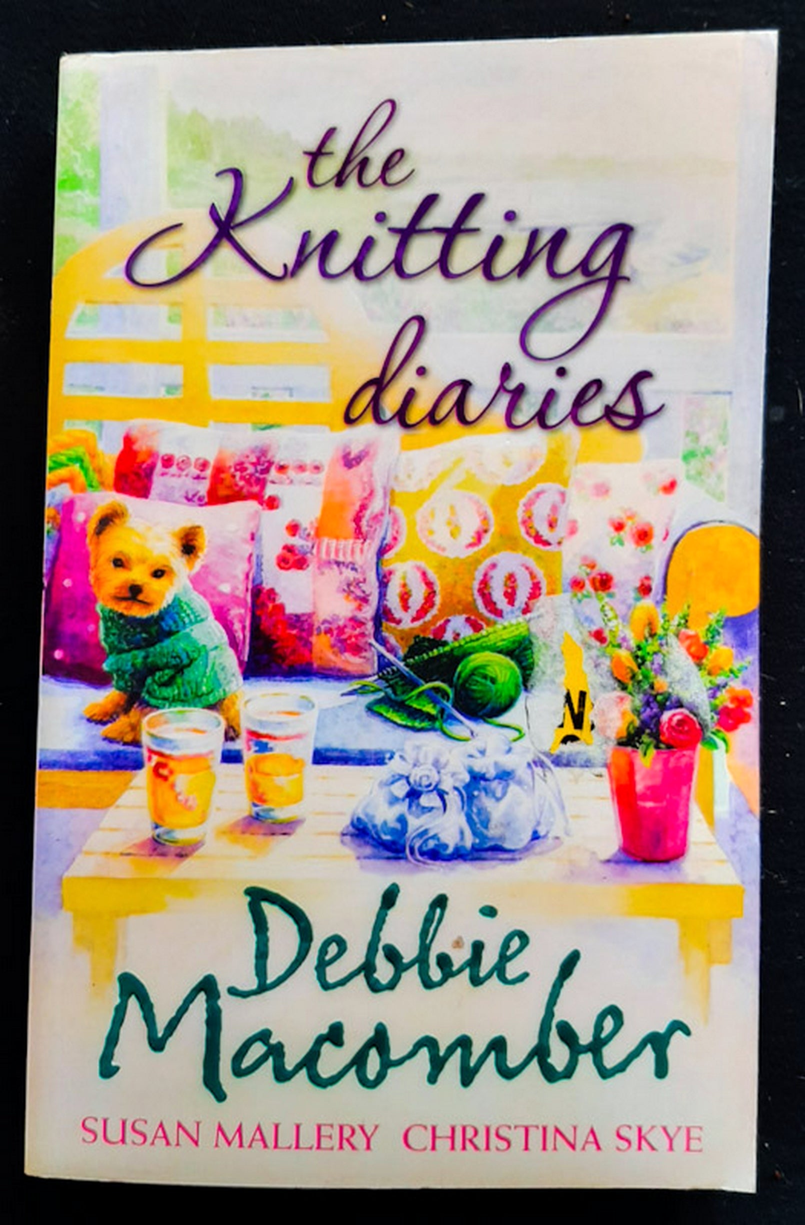 Front Cover Of The Knitting Diaries (Debbie Macomber)