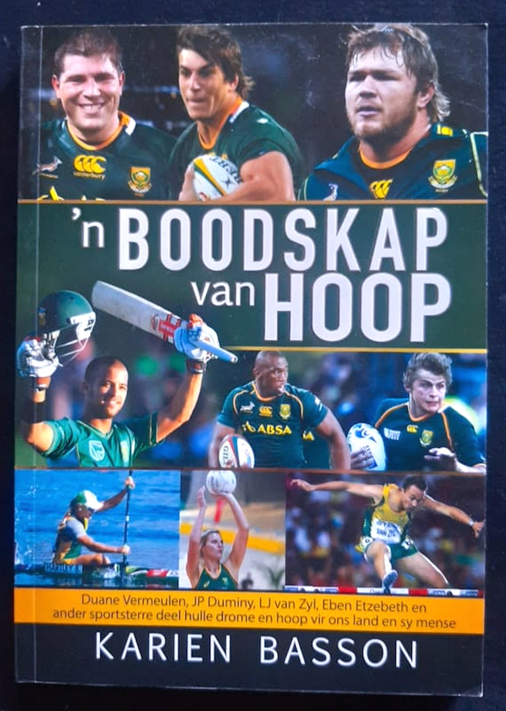 Front Cover Of n Boodskap van Hoop (Karien Basson)