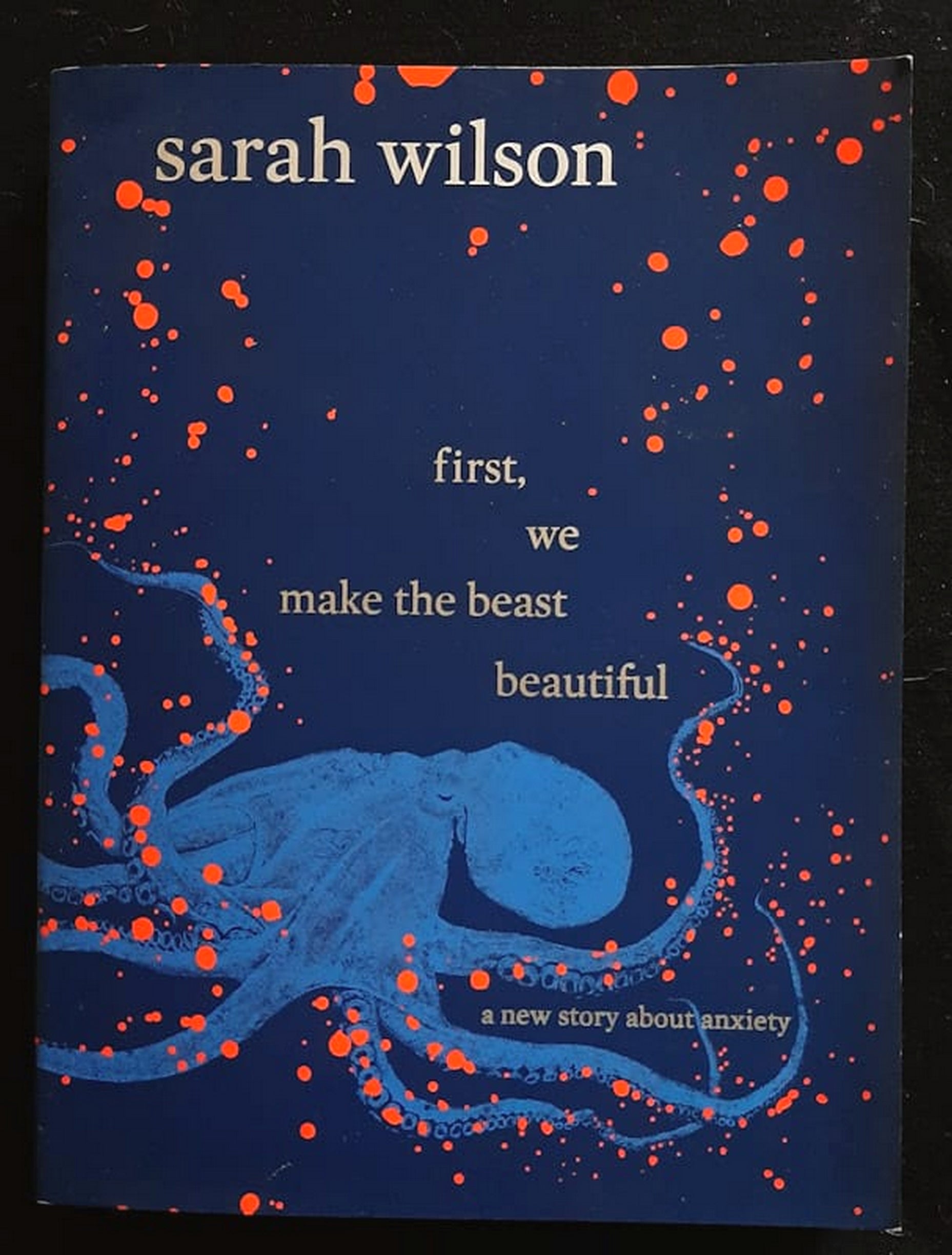Front Cover Of First, We Make the Beast Beautiful: A new story about anxiety (Sarah Wilson)