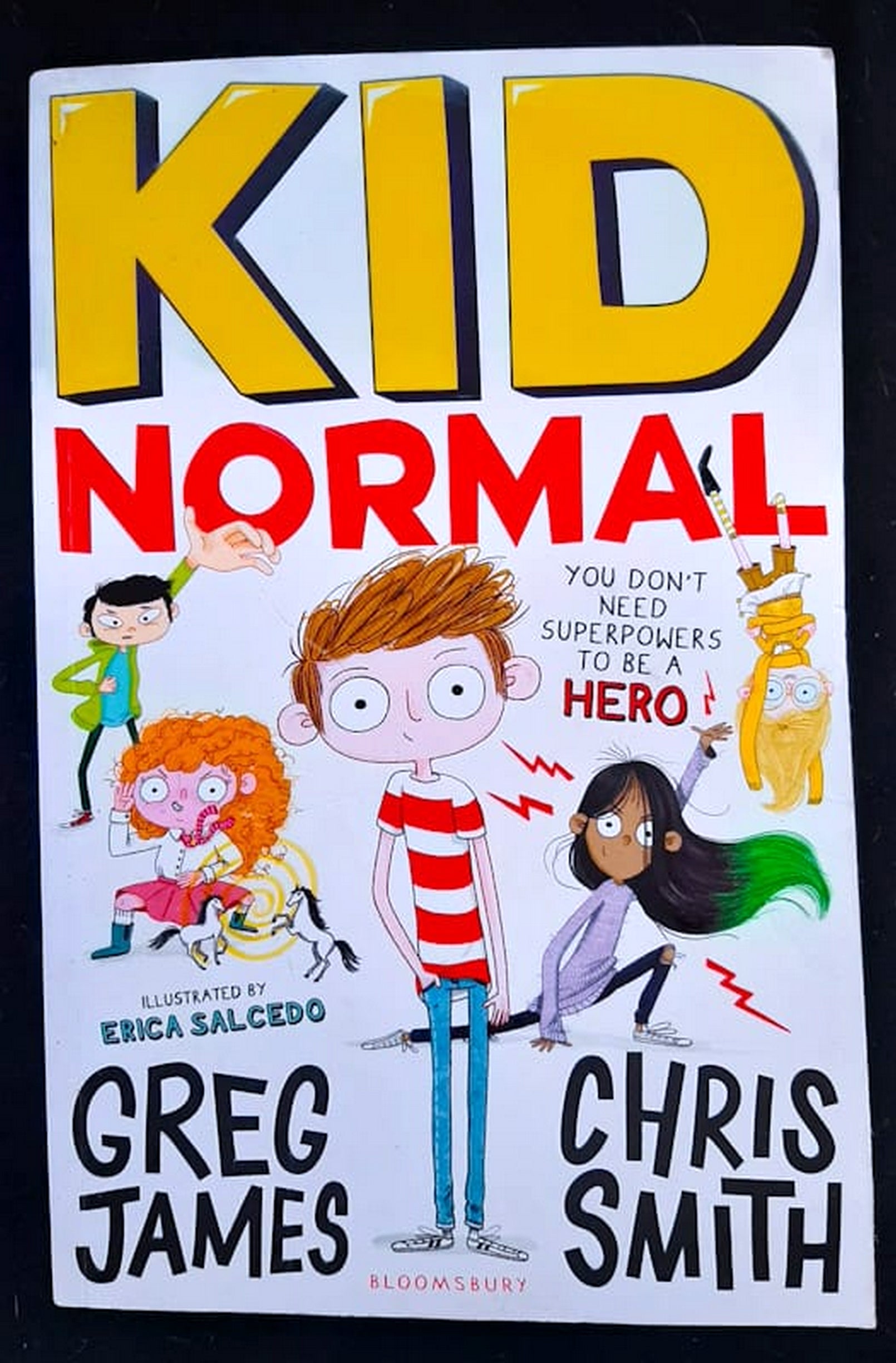 Front Cover Of Kid Normal (Kid Normal #1) (Greg James)