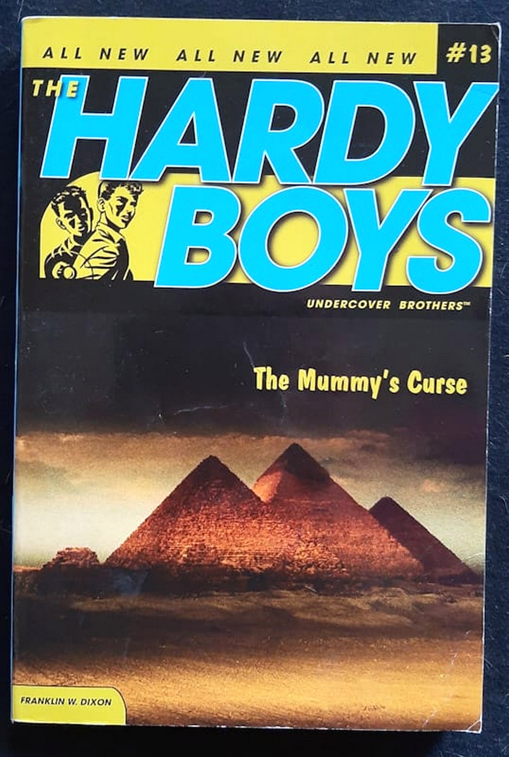 Front Cover Of The Mummy's Curse (Hardy Boys: Undercover Brothers #13) (Franklin W. Dixon)