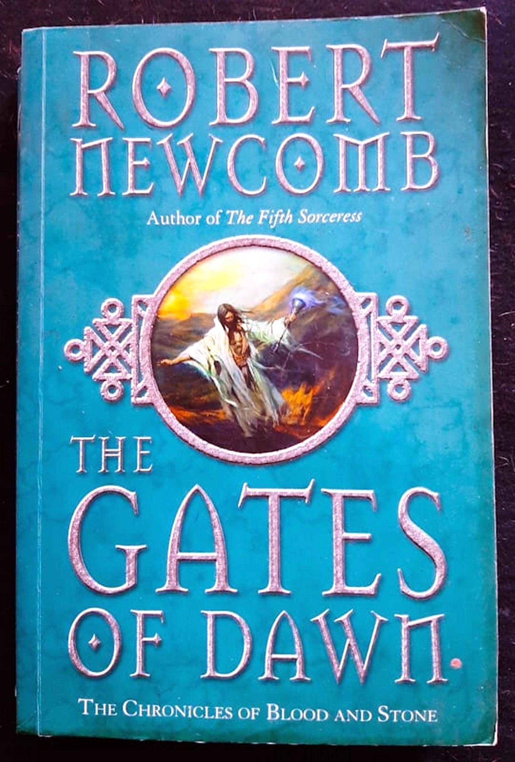 Front Cover Of The Gates of Dawn (The Chronicles of Blood and Stone #2) (Robert Newcomb)