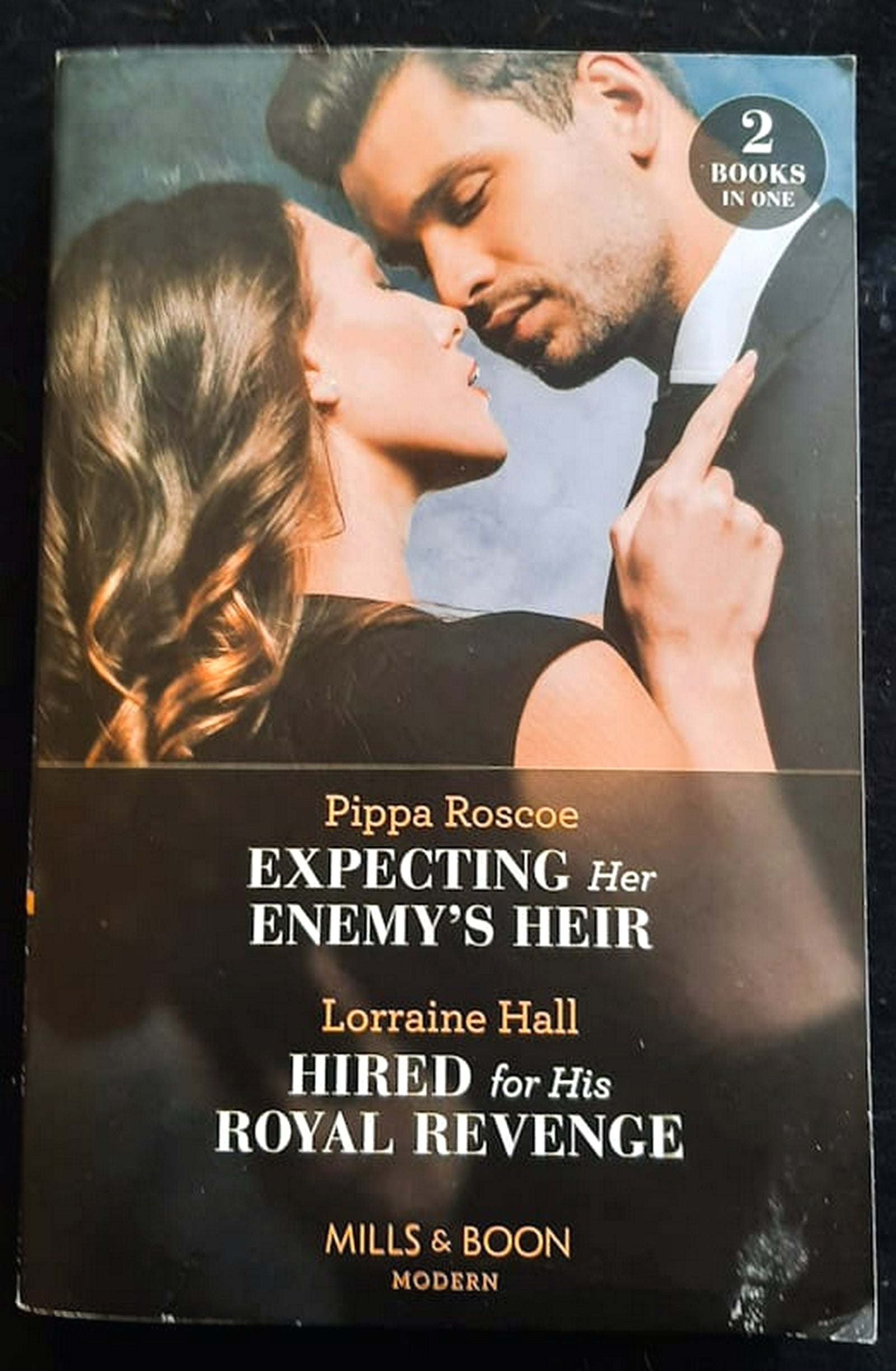 Front Cover Of Expecting Her Enemy's Heir / Hired For His Royal Revenge (Pippa Roscoe)