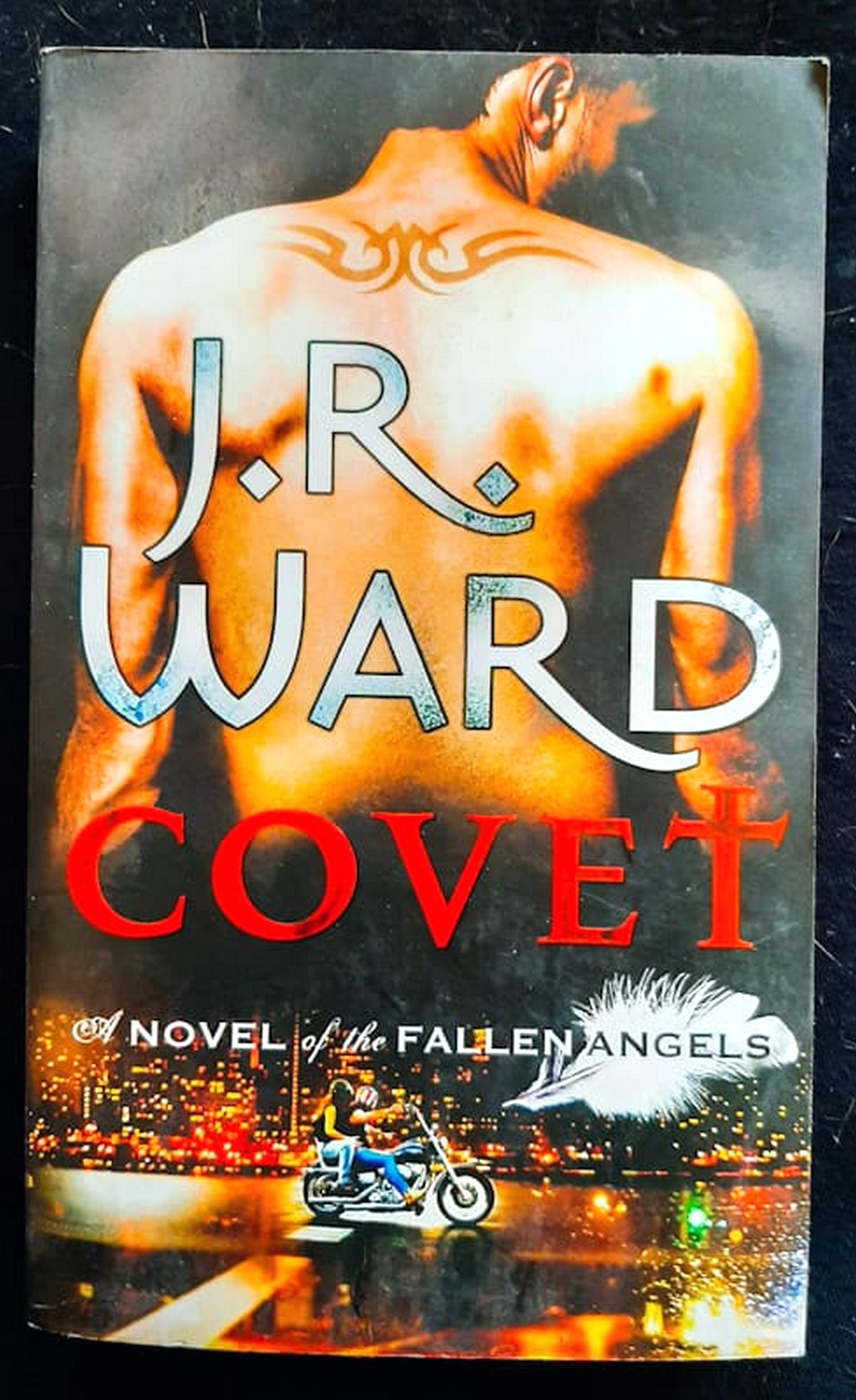 Front Cover Of Covet (Fallen Angels #1) (J. R. Ward)