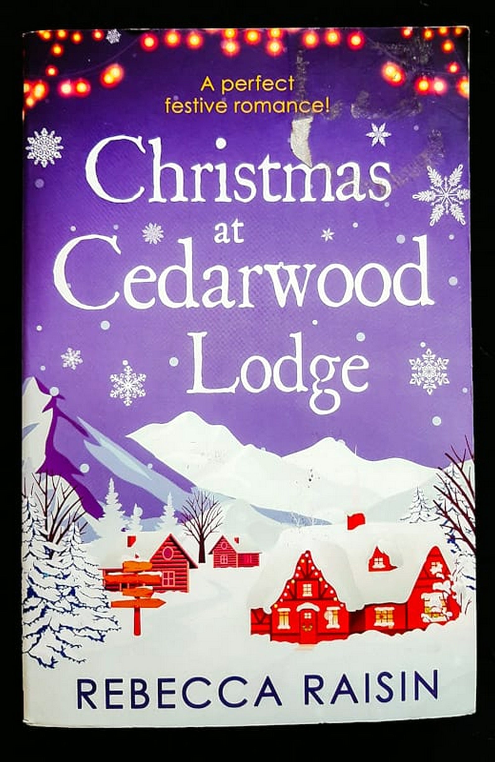 Front Cover Of Christmas at Cedarwood Lodge (Rebecca Raisin)
