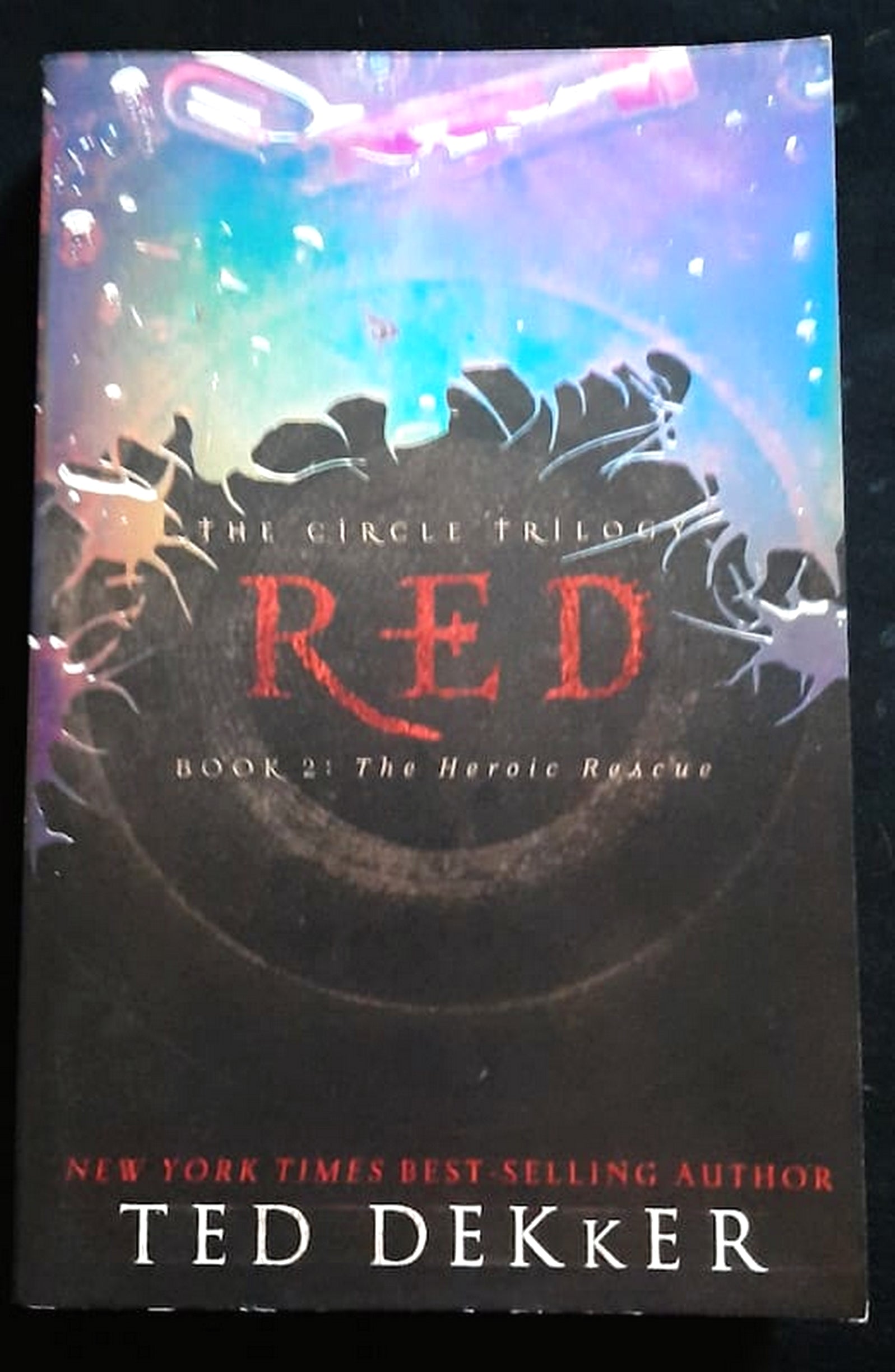 Front Cover Of Red: The Heroic Rescue (The Circle #2) (Ted Dekker)