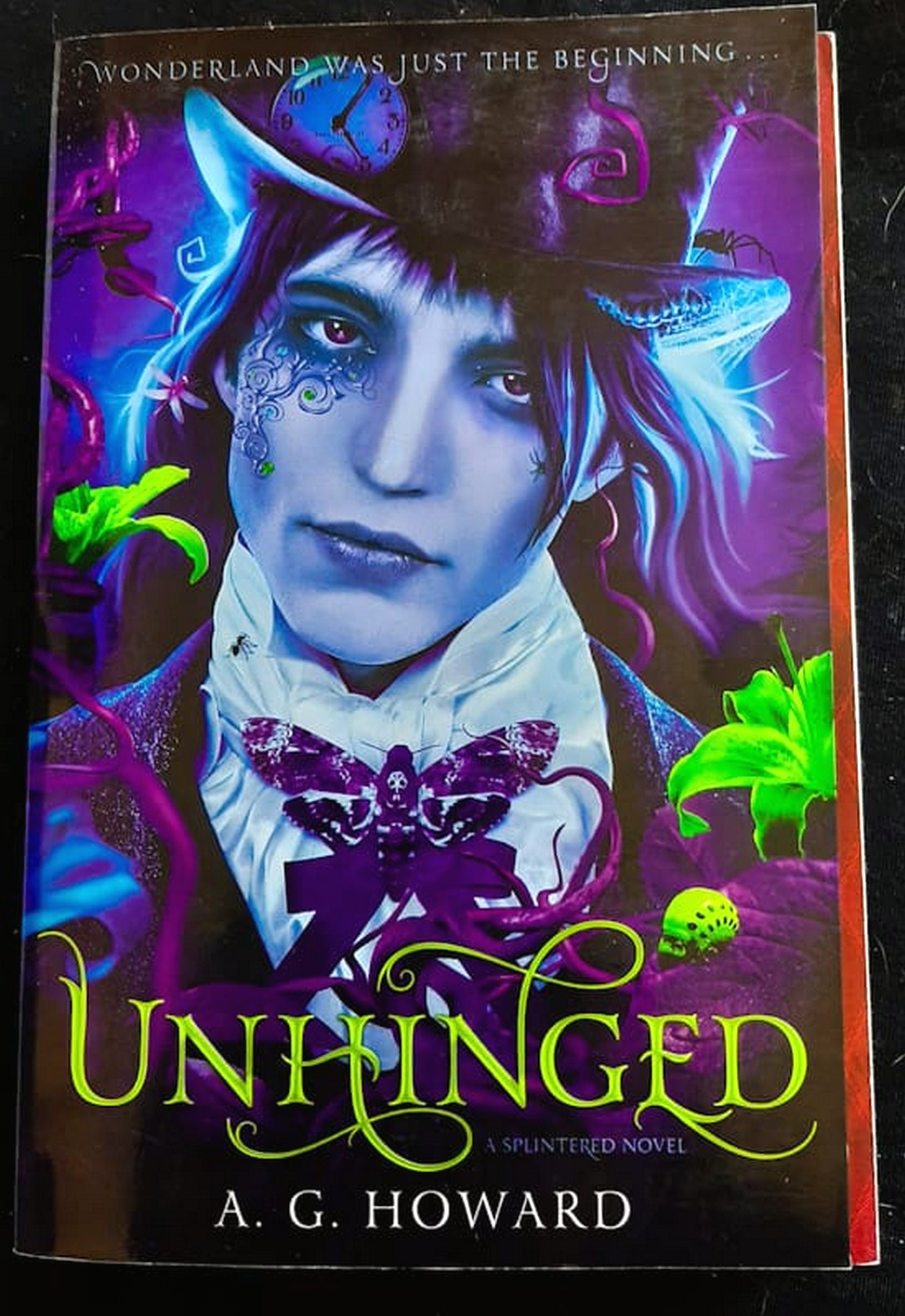 Front Cover Of Unhinged (Splintered #2) (A. G. Howard)