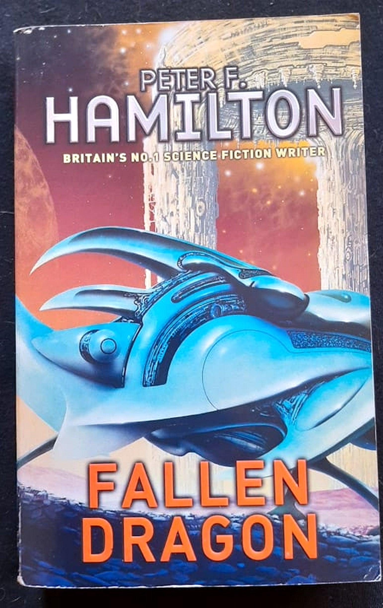 Front Cover Of Fallen Dragon (Peter F. Hamilton)