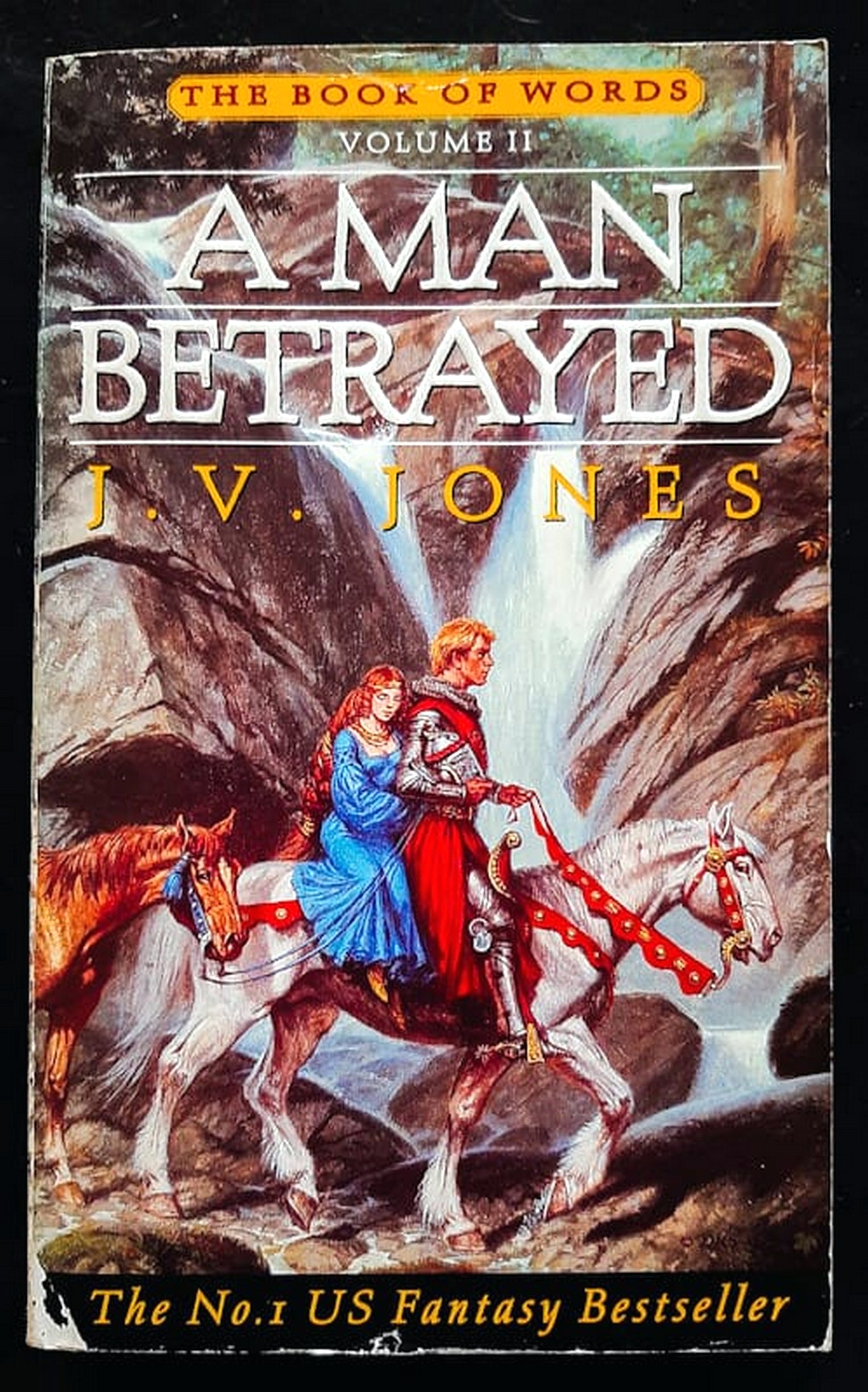Front Cover Of A Man Betrayed (The Book of Words #2) (J.V. Jones)