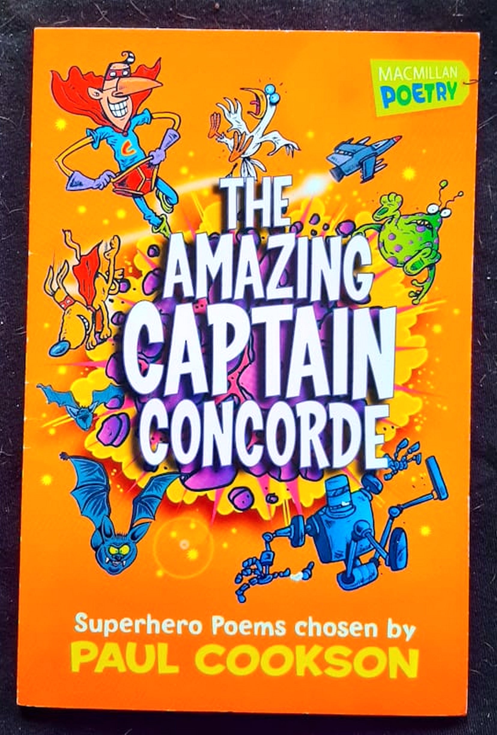 Front Cover Of The Amazing Captain Concorde (Paul Cookson)