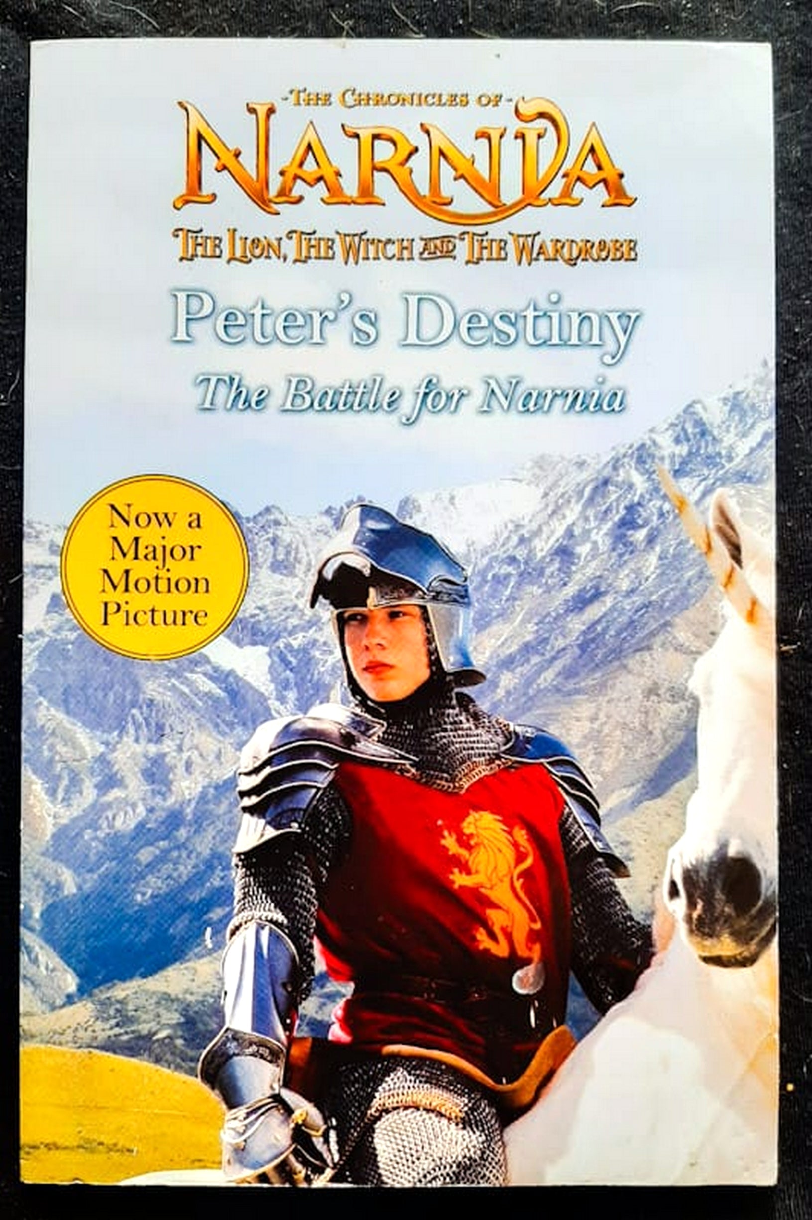 Front Cover Of Peter's Destiny: The Battle for Narnia (The Lion, the Witch and the Wardrobe Chapter Books #4) (C.S. Lewis)