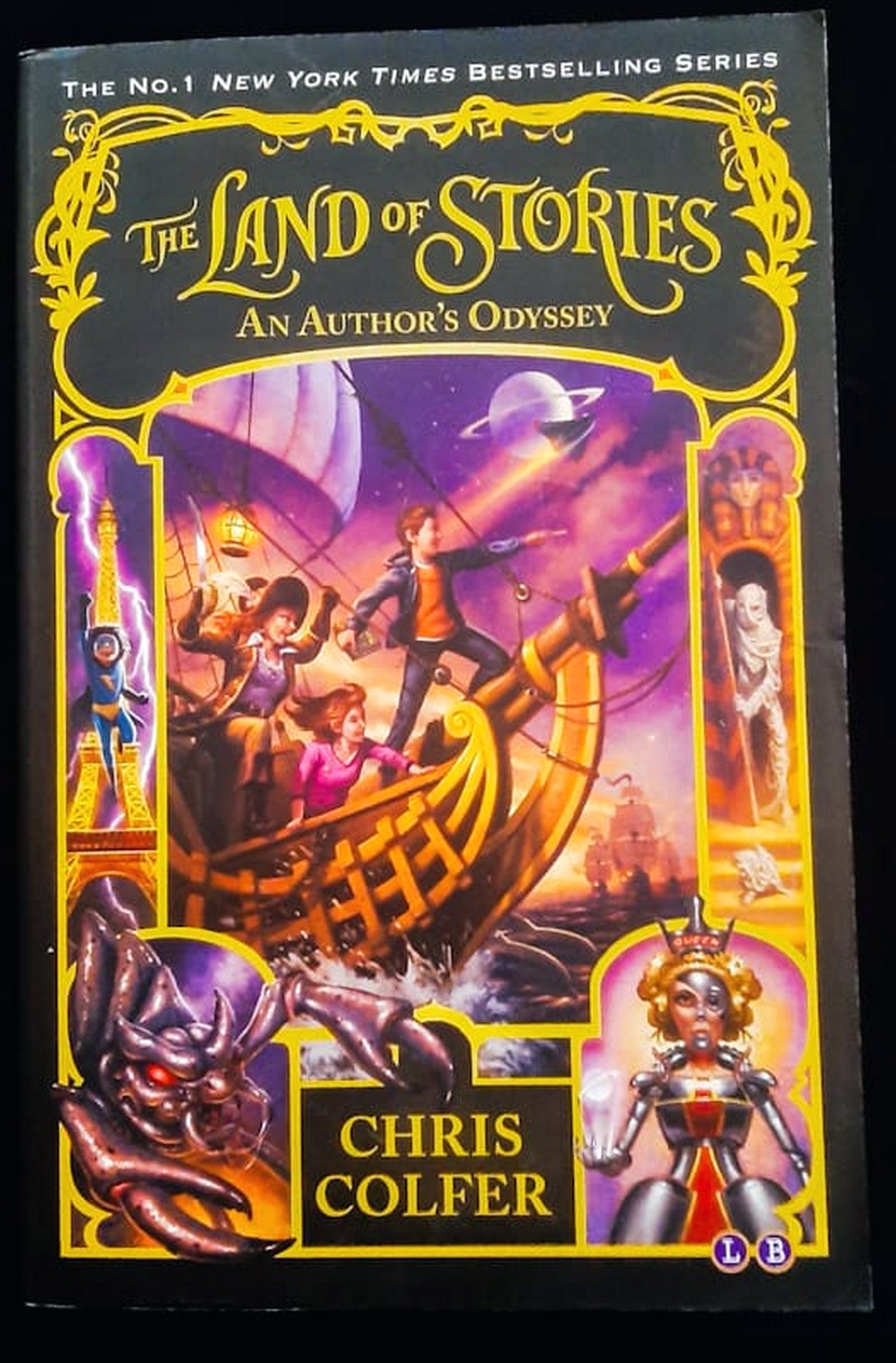Front Cover Of An Author's Odyssey (The Land of Stories #5) (Chris Colfer)