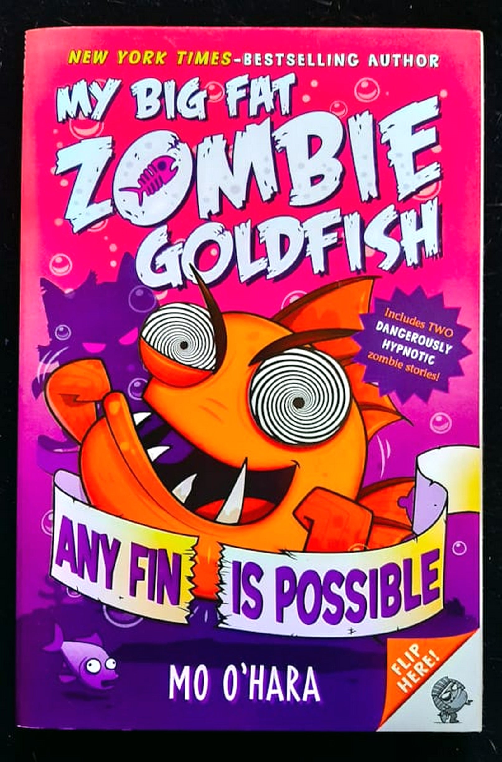 Front Cover Of Any Fin is Possible (My Big Fat Zombie Goldfish #4) (Mo O'Hara)