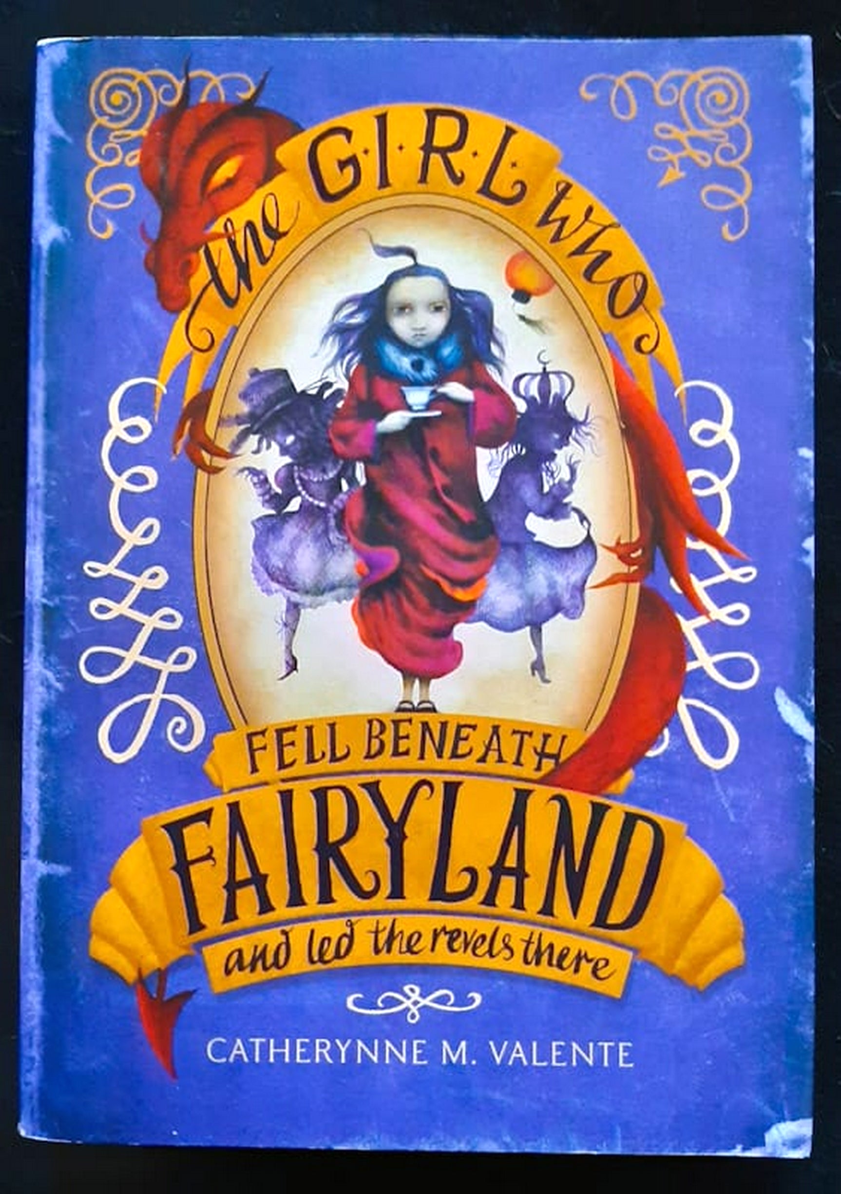 Front Cover Of The Girl Who Fell Beneath Fairyland and Led the Revels There (Fairyland #2) (<Span Class="Contributorlink__Name" Data-Testid="Name">Catherynne M. Valente</Span>)