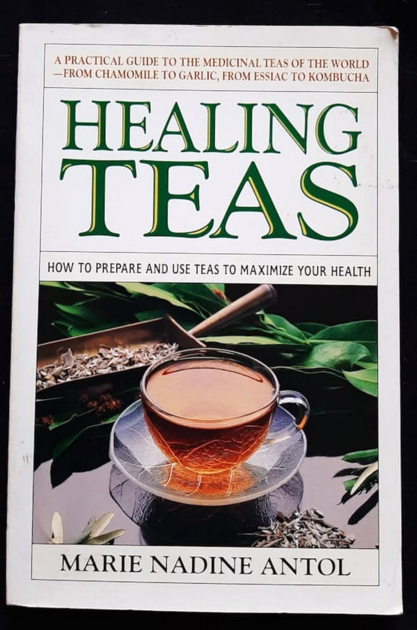 Front Cover Of Healing Teas: A Practical Guide to the Medicinal Teas of the World (Marie Nadine Antol)