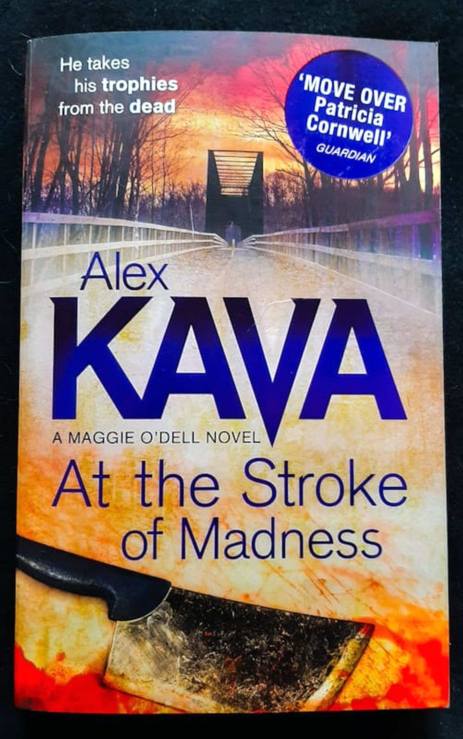 Front Cover Of At the Stroke of Madness (Maggie O'Dell #4) (Alex Kava)