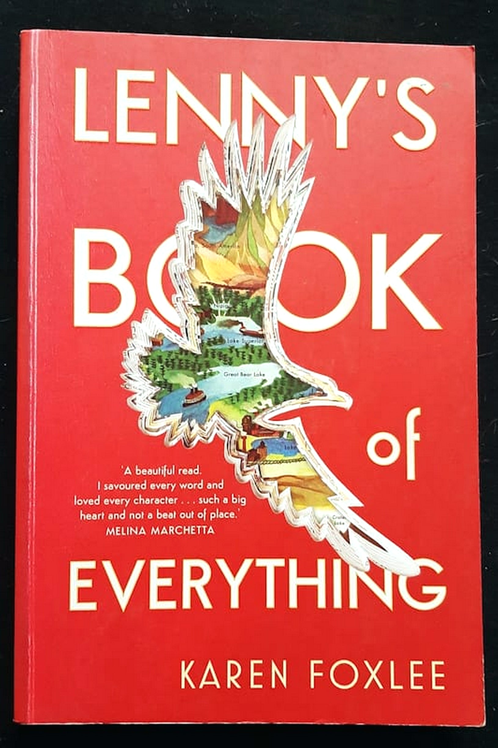 Front Cover Of Bestselling Book Lenny'S Book Of Everything (Karen Foxlee
)